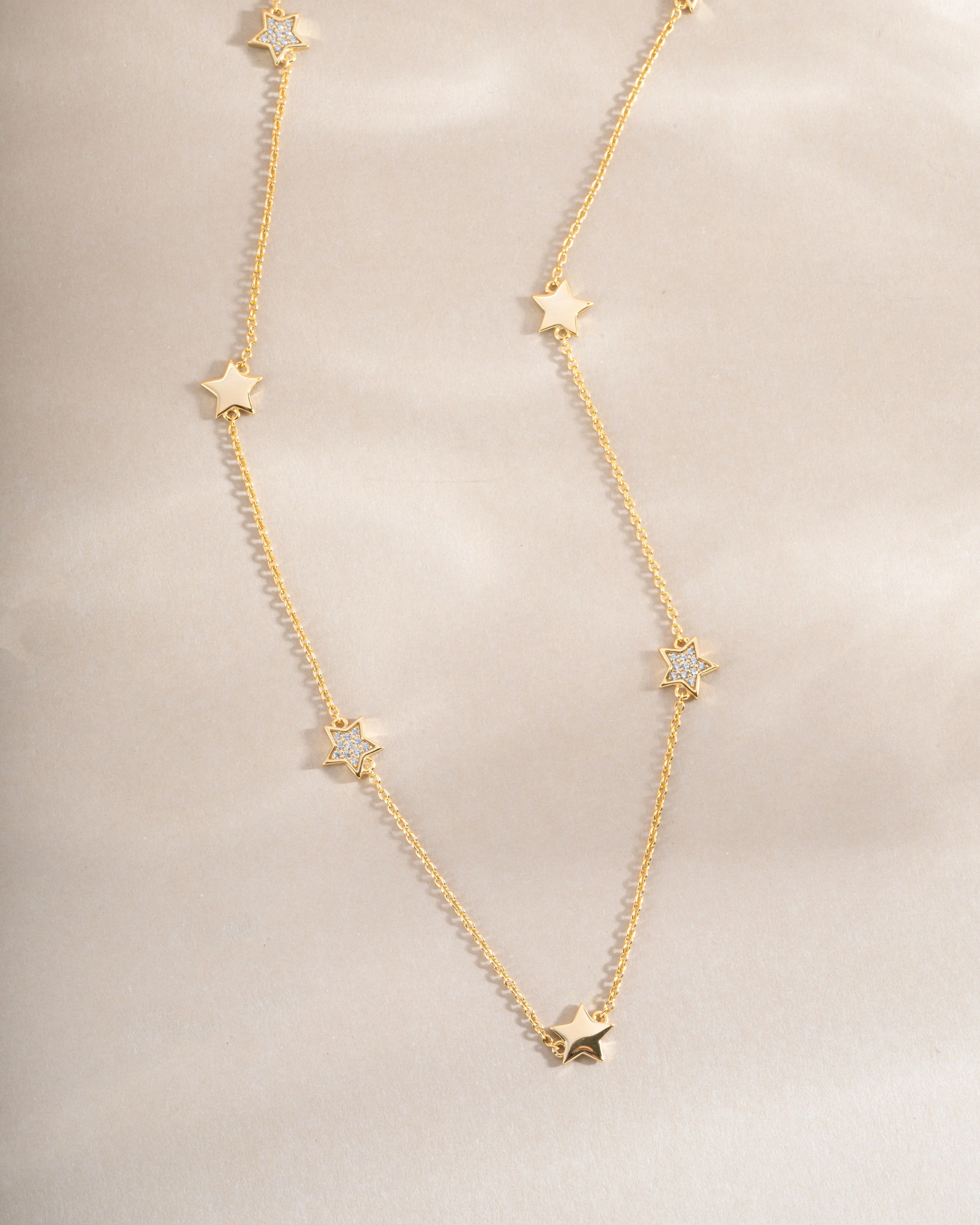 CZ Star Collar Necklace - Image 4