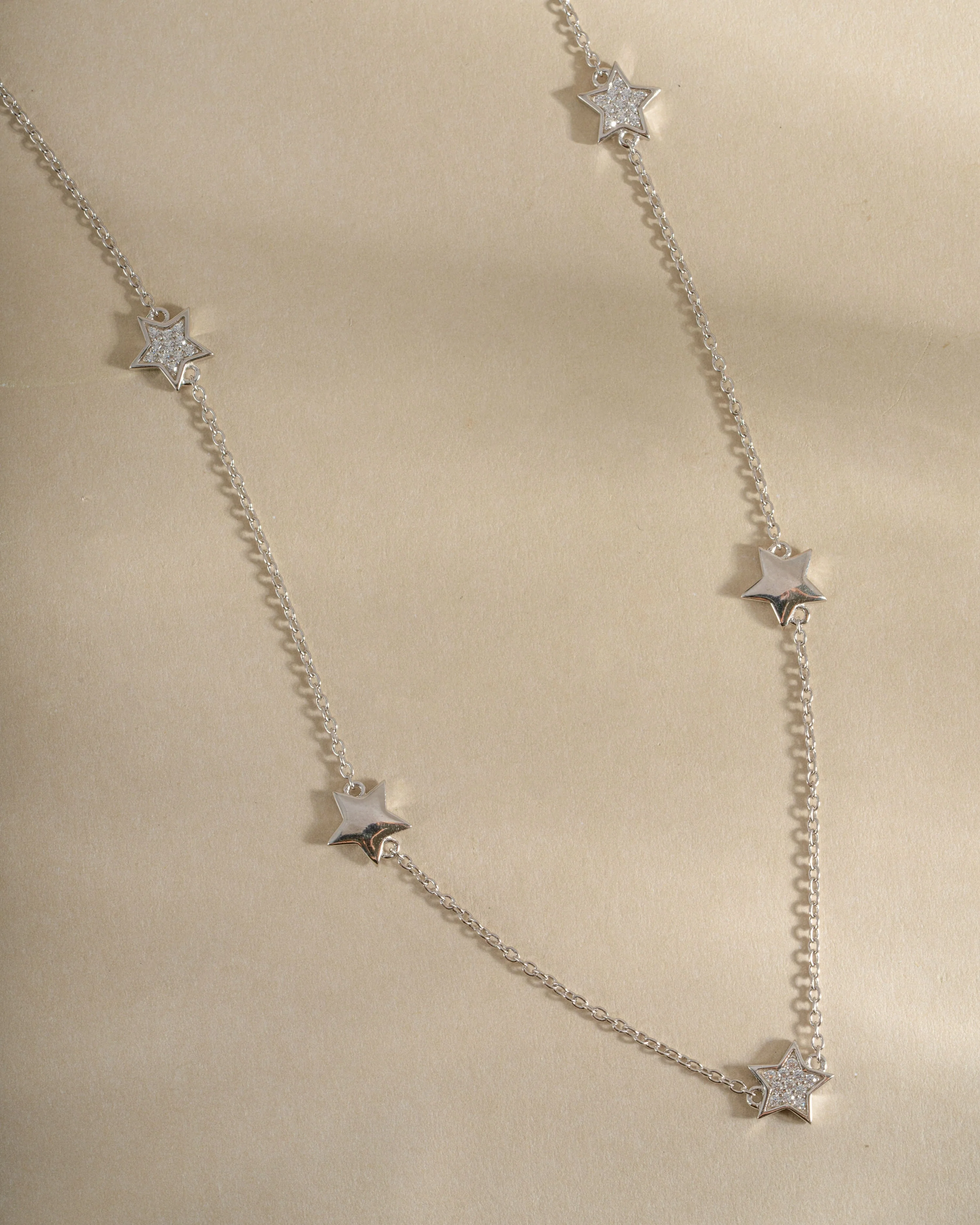 CZ Star Collar Necklace - Image 6