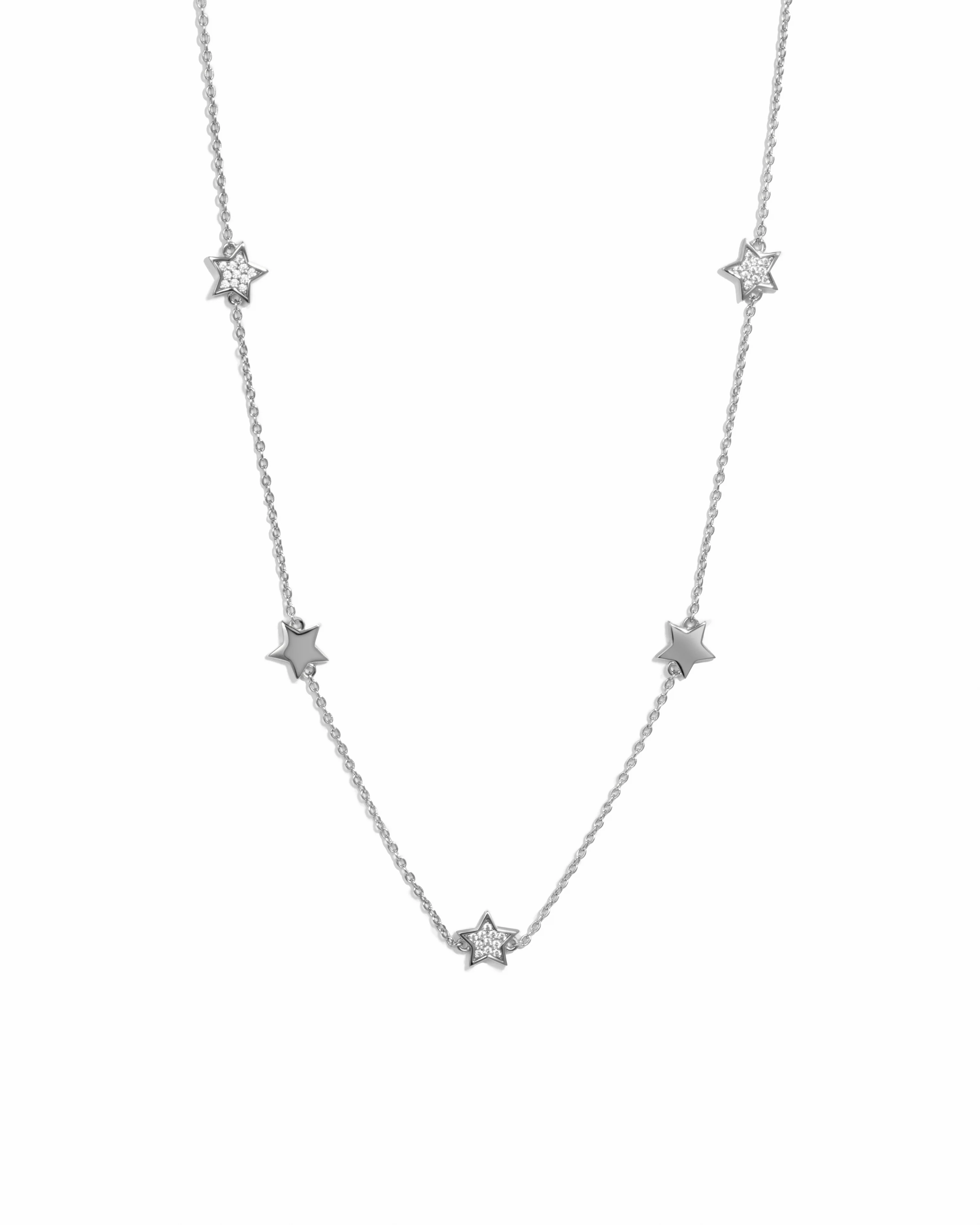 CZ Star Collar Necklace - Image 8