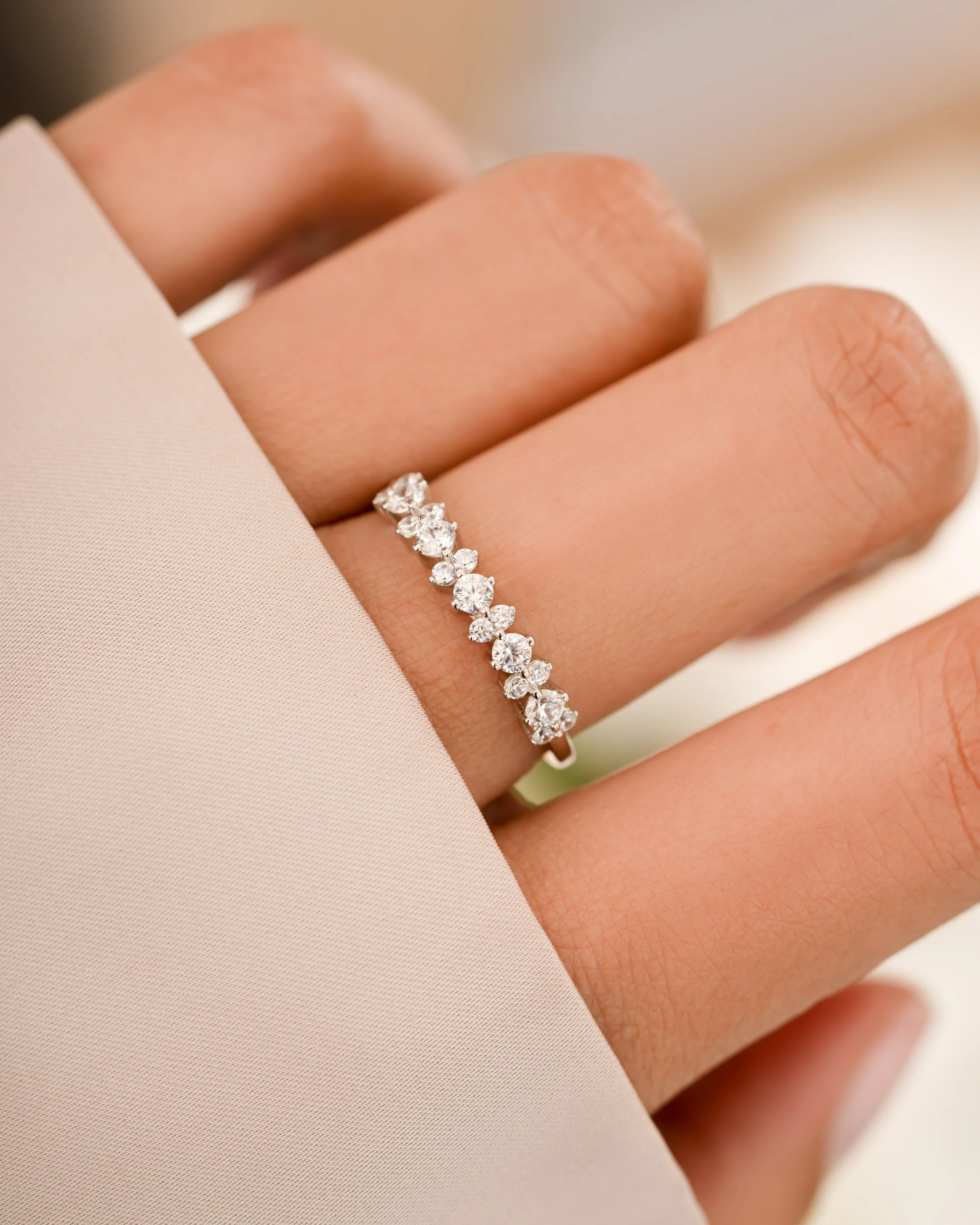 CZ Stephanie Stacking Ring - Image 4