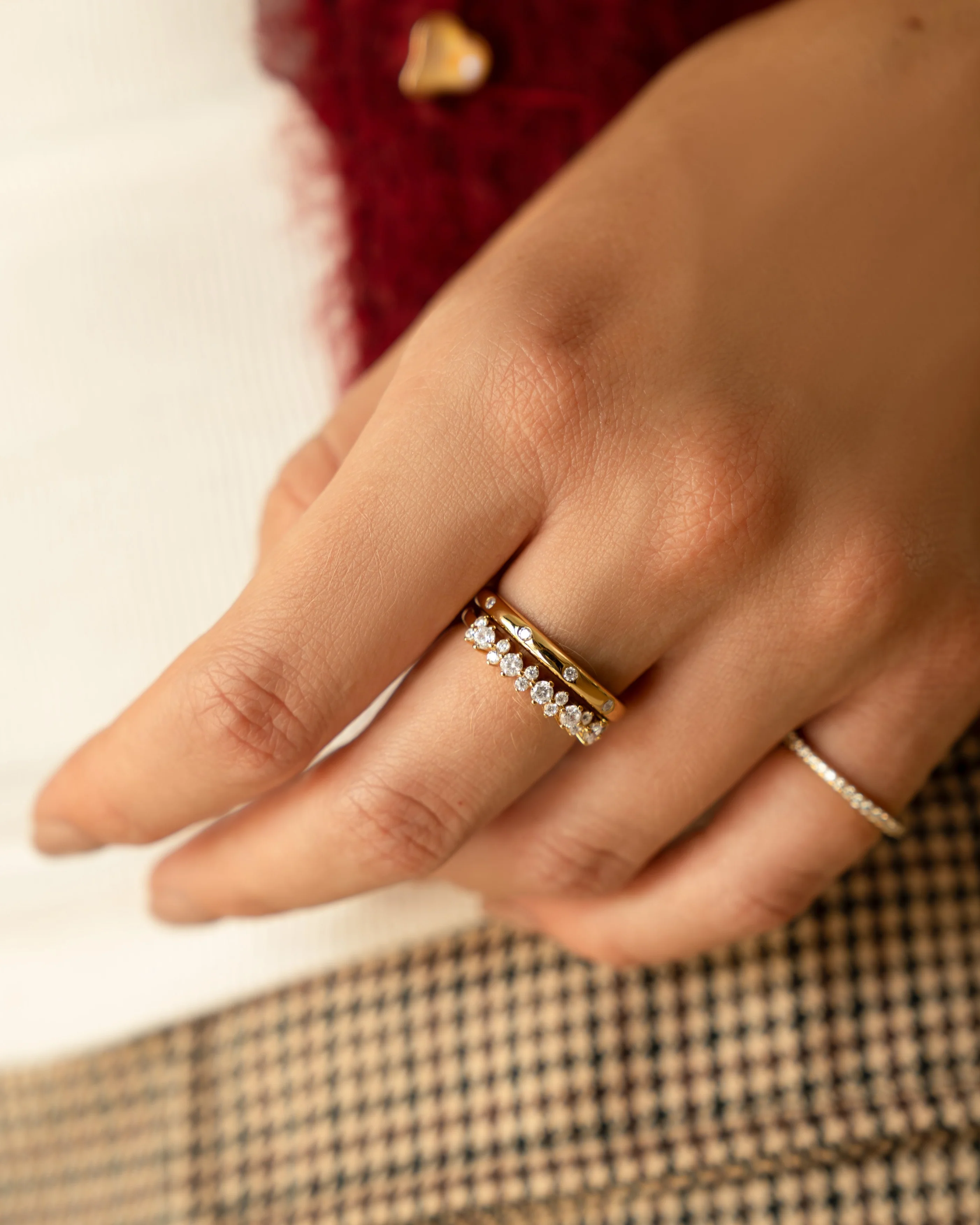 CZ Stephanie Stacking Ring - Image 8