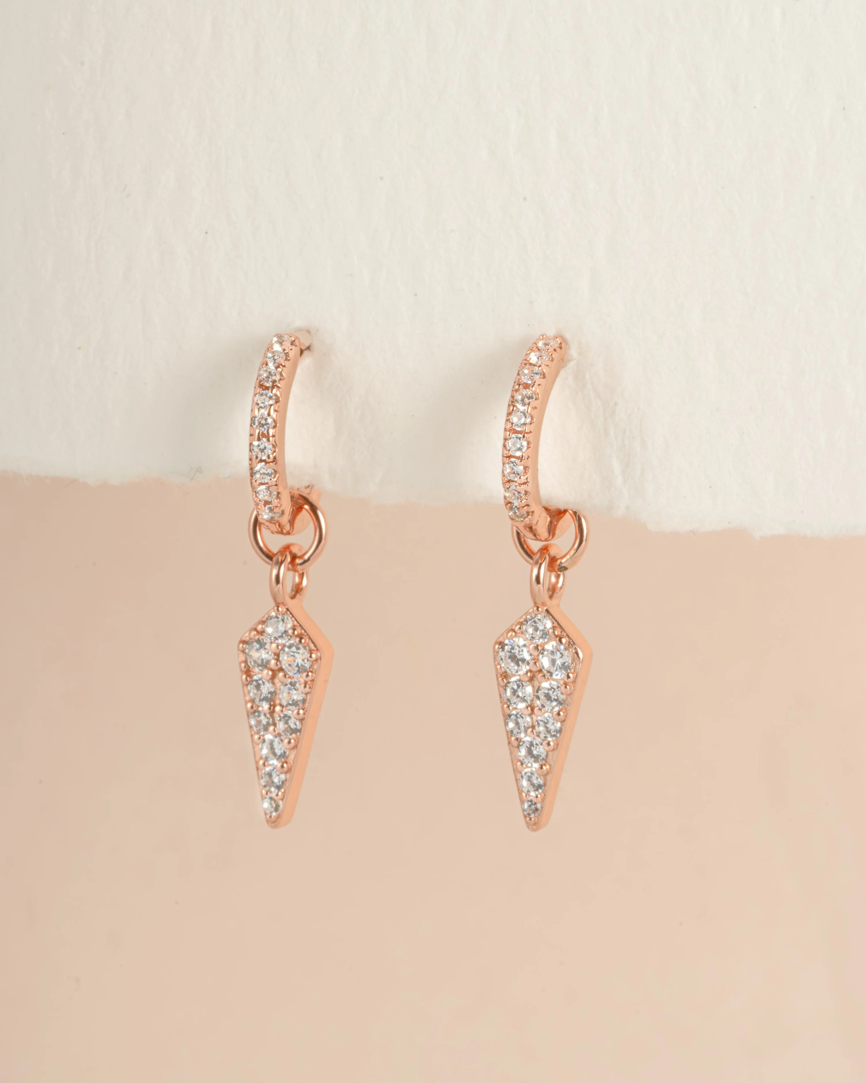 Dagger Charm Huggies - Image 3