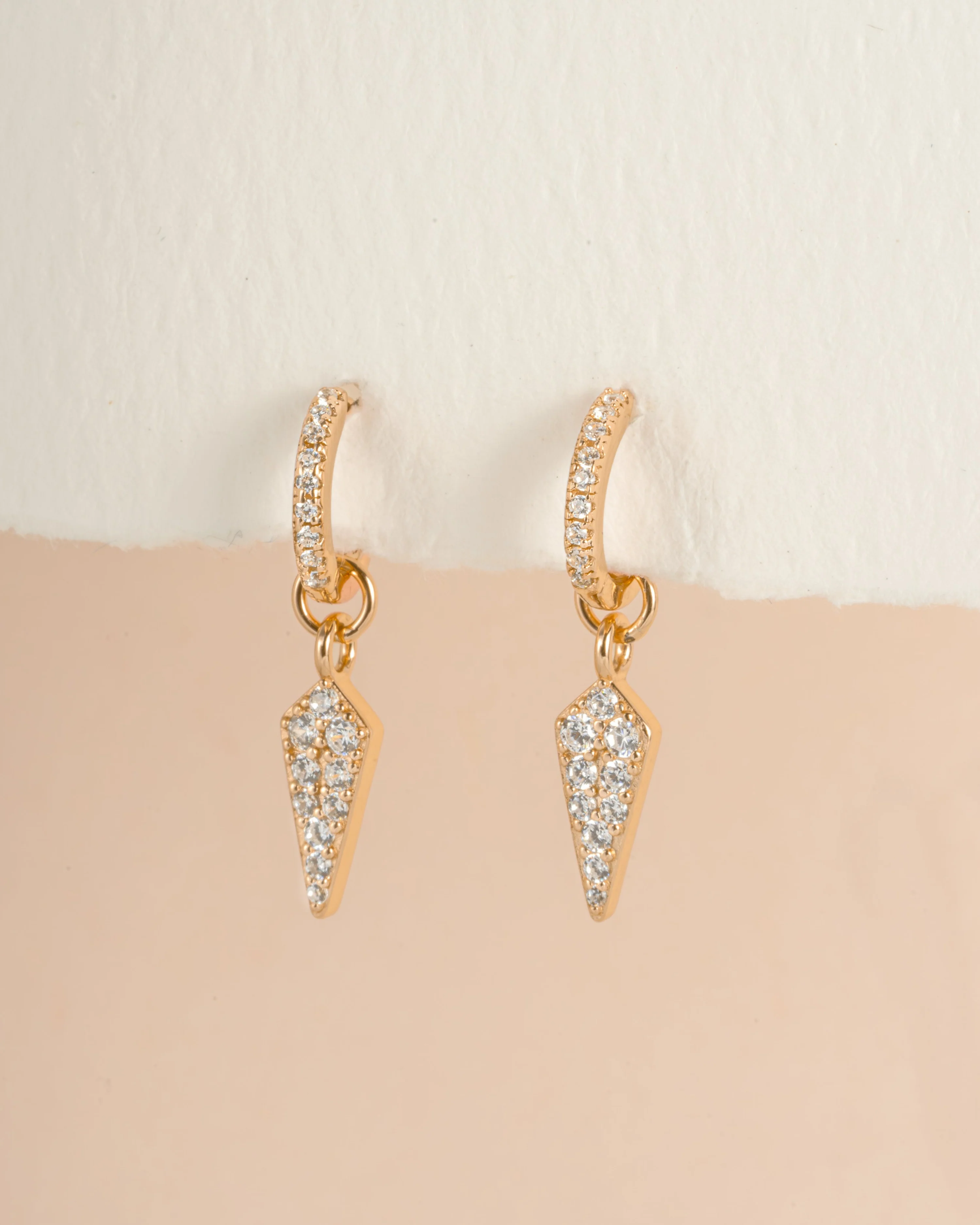 Dagger Charm Huggies - Image 4