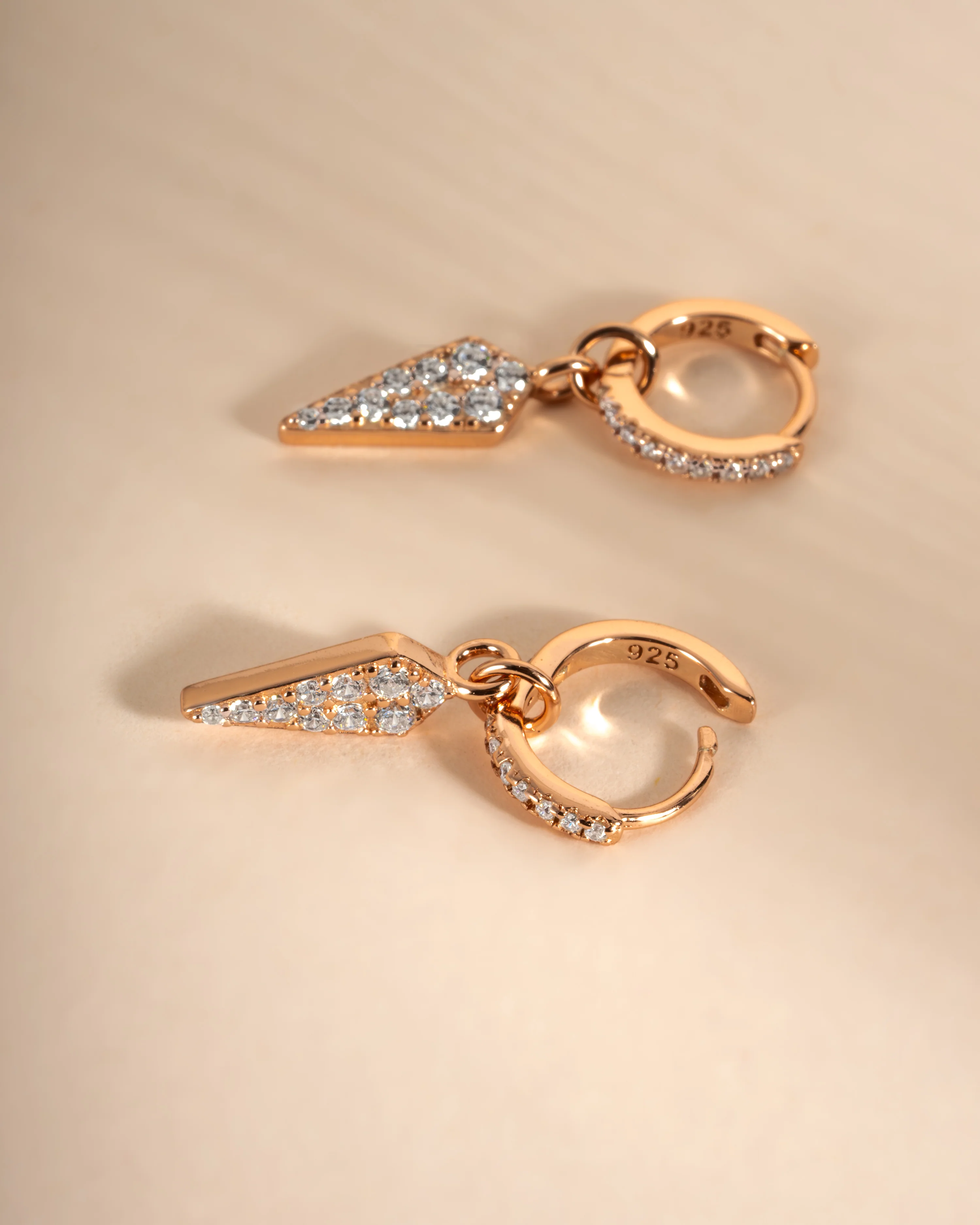 Dagger Charm Huggies - Image 5