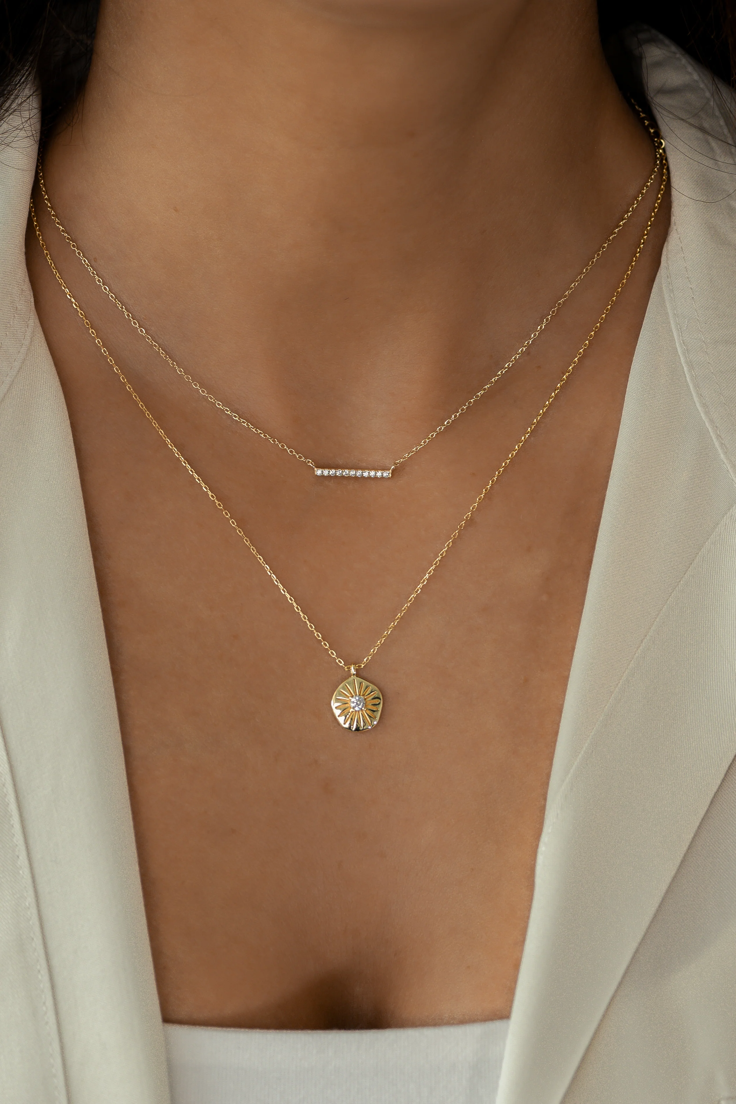 Dainty Bar Necklace - Image 7