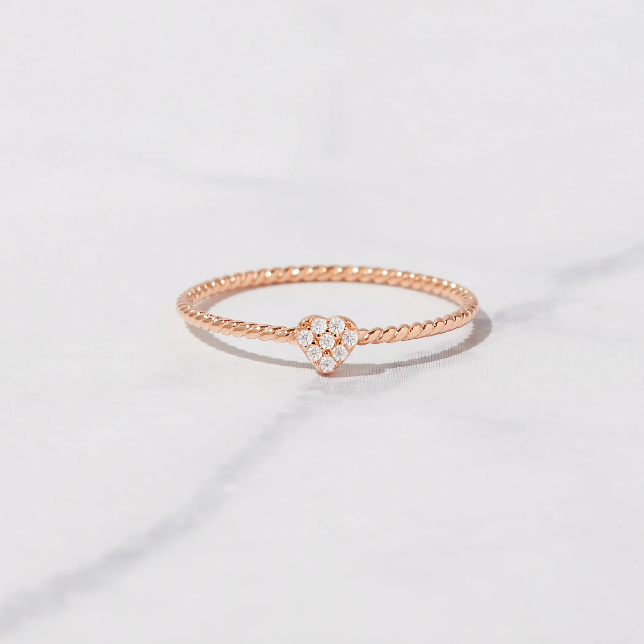 Dainty Heart Ring - Image 5