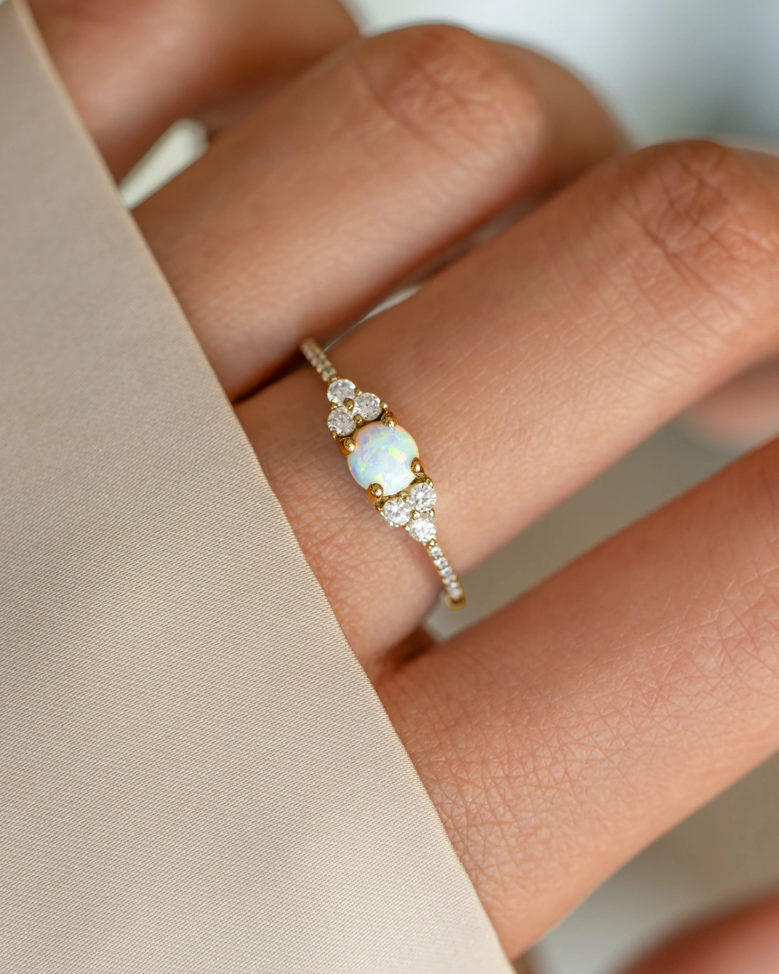 Dainty Opal Ring - Image 2