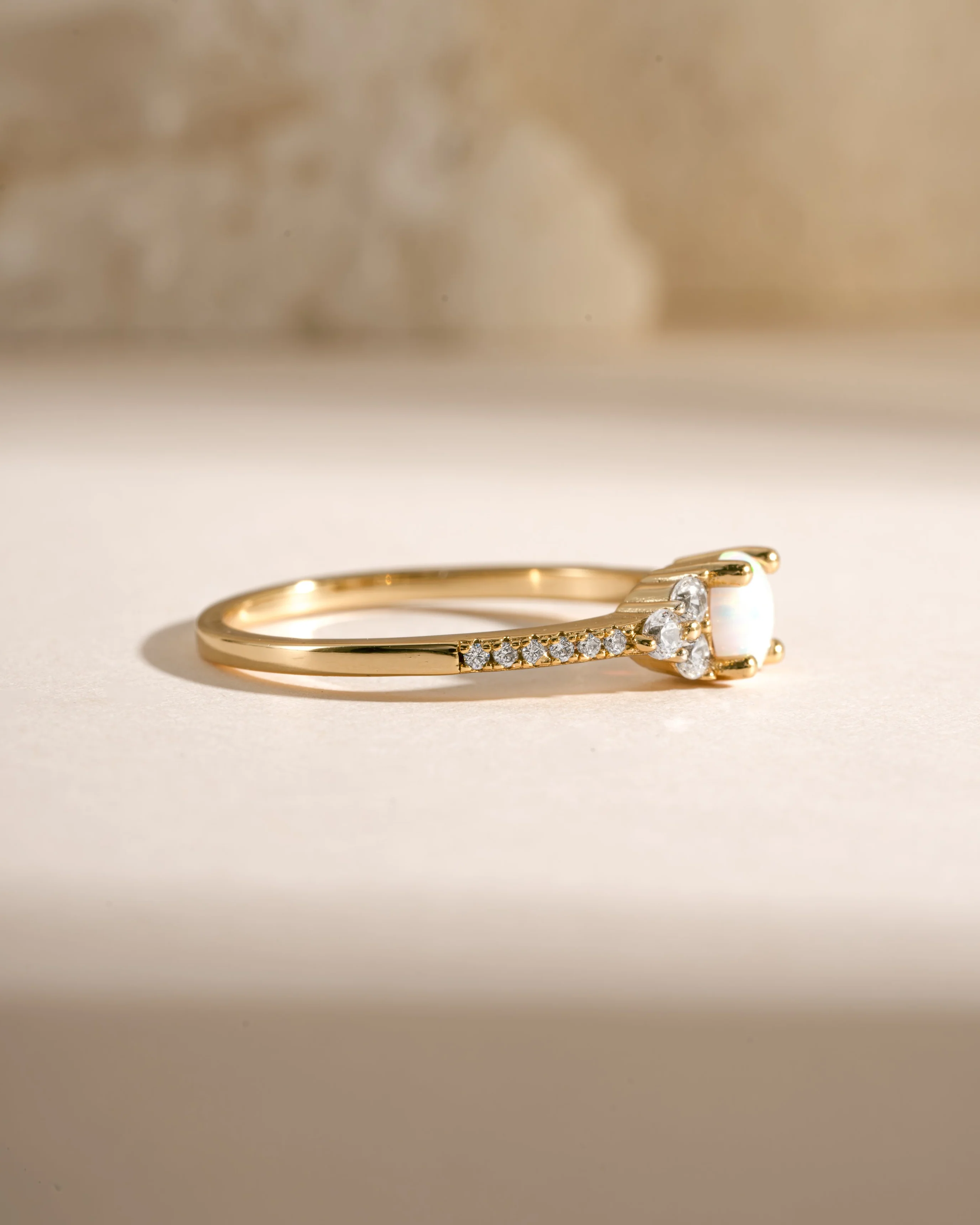 Dainty Opal Ring - Image 9