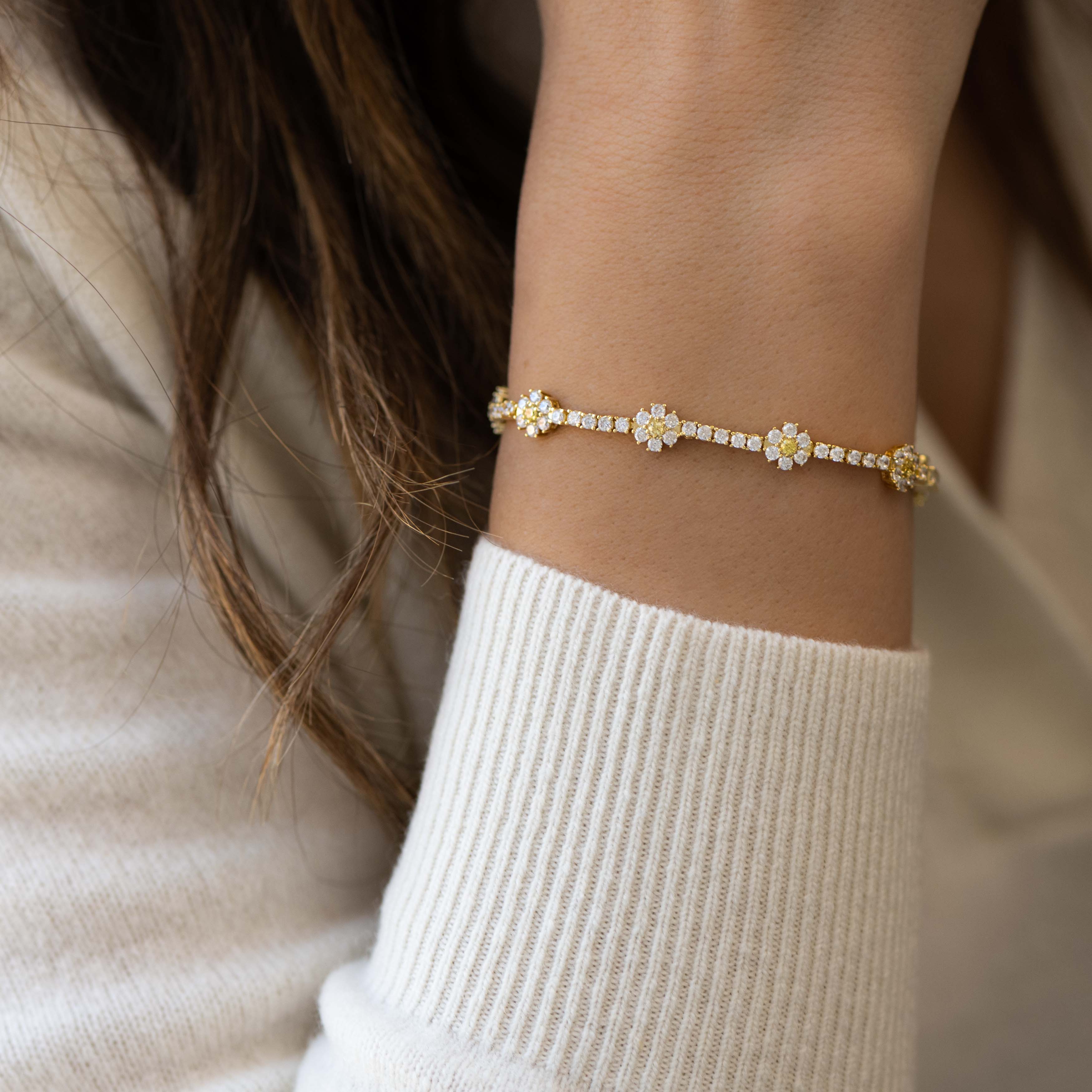 Daisy Tennis Bracelet - Image 5