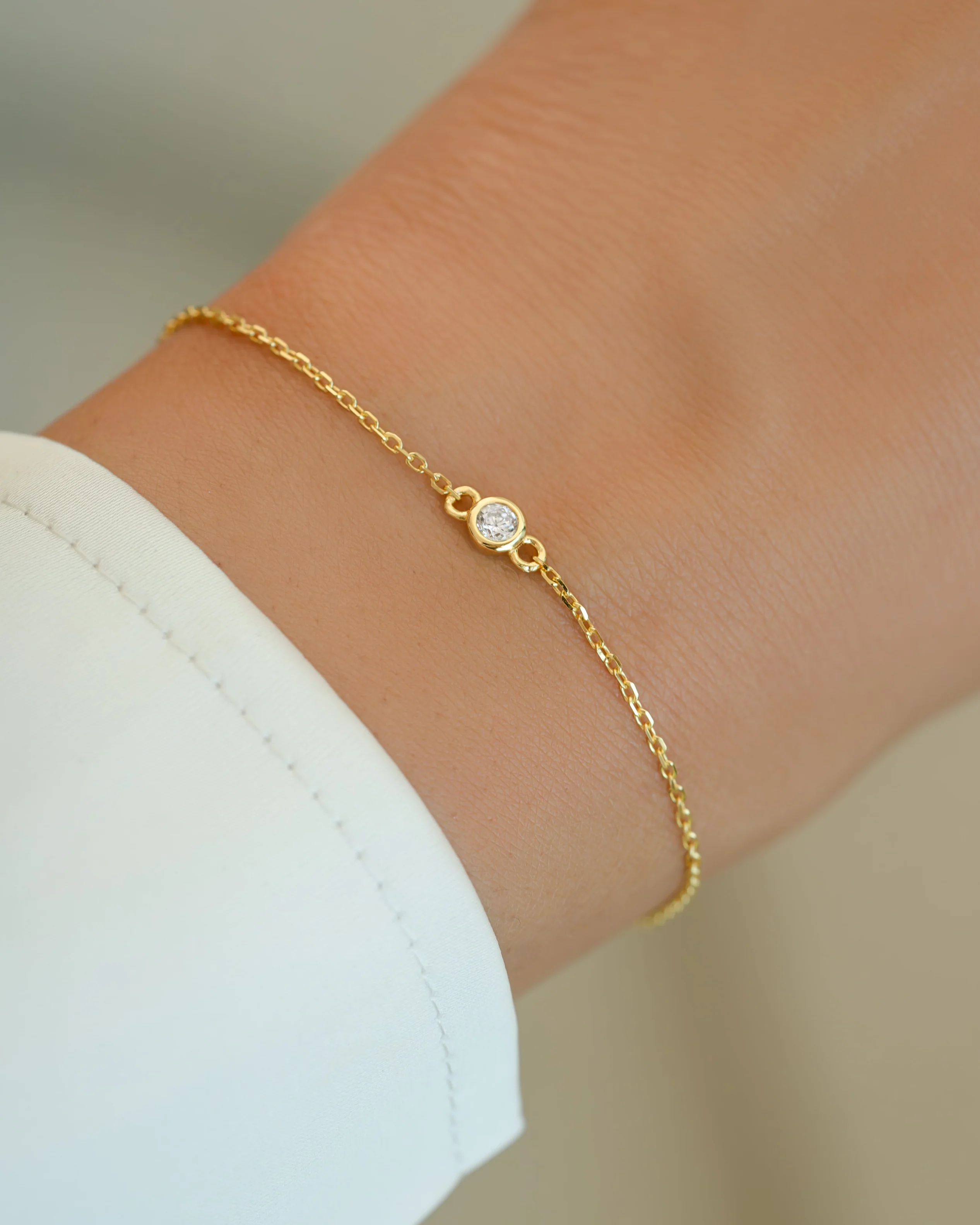 Diamond Bezel Bracelet - Image 2