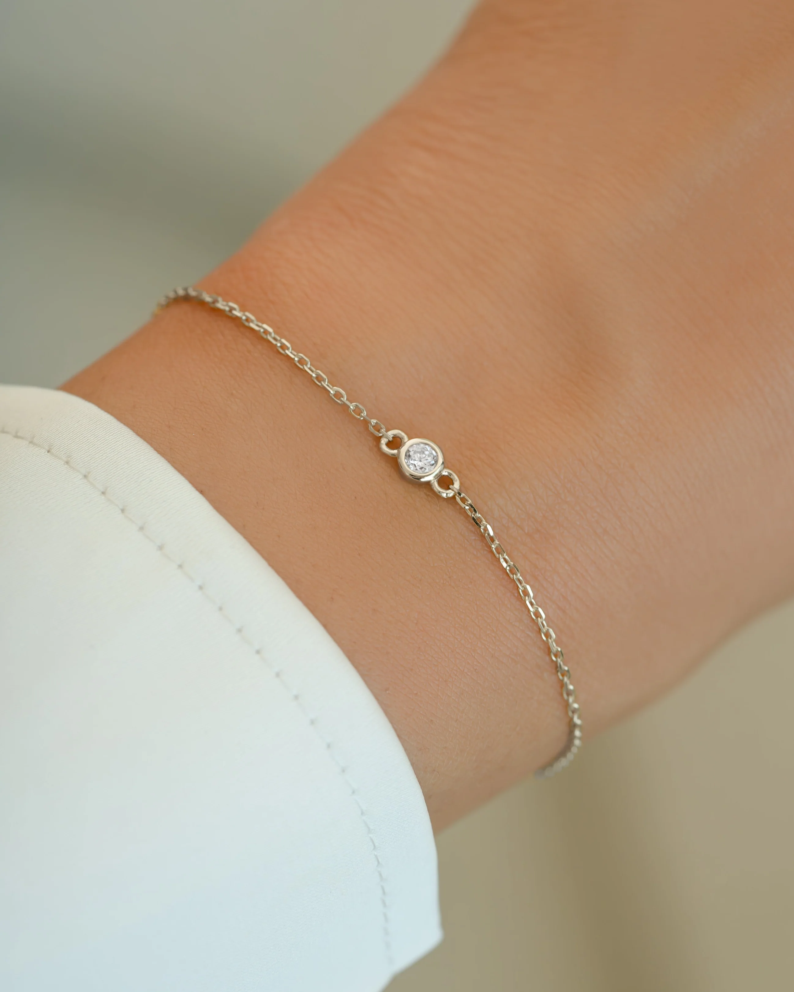 Diamond Bezel Bracelet - Image 4