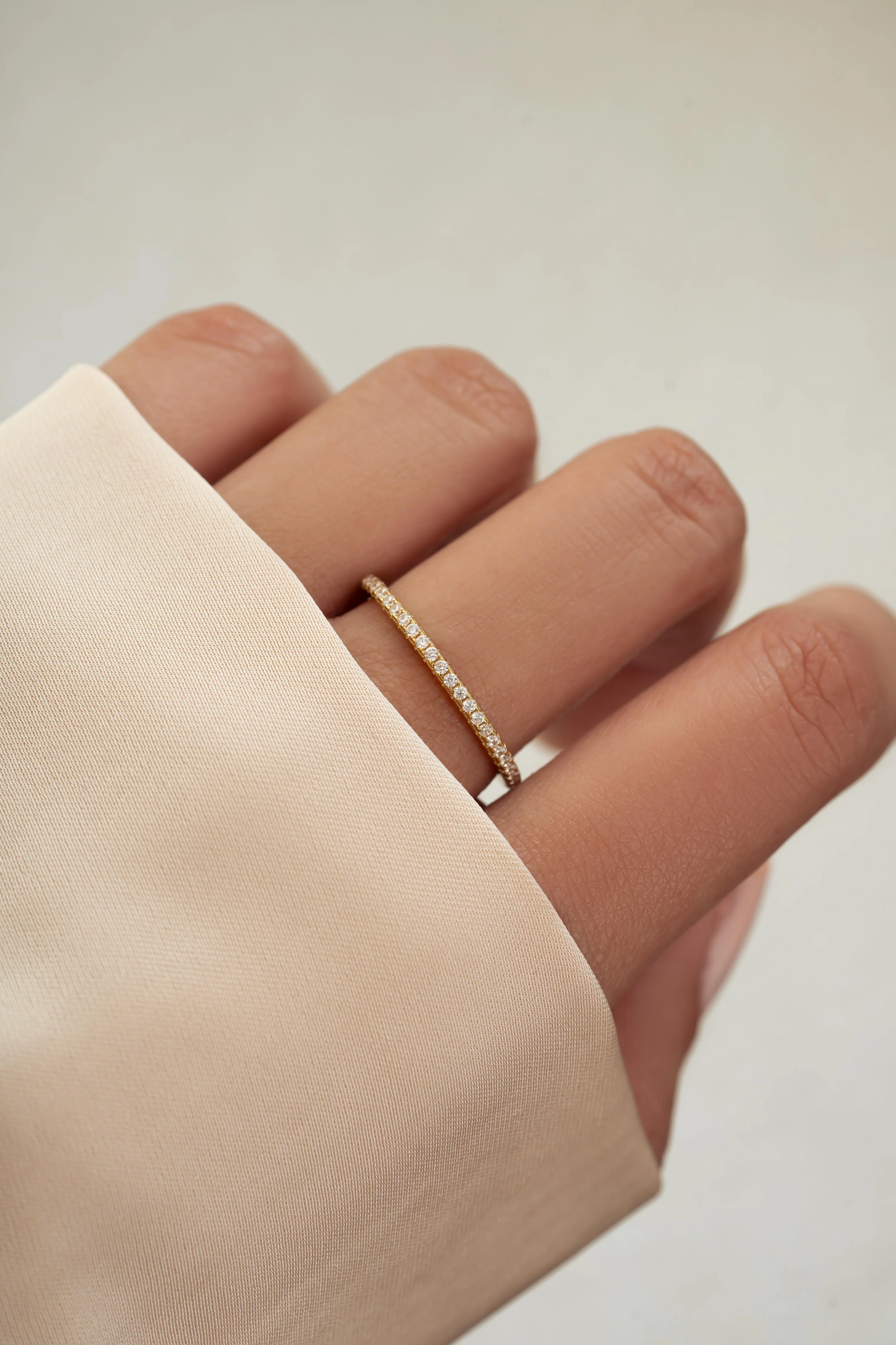 Diamond Birthstone Eternity Rings - Image 2