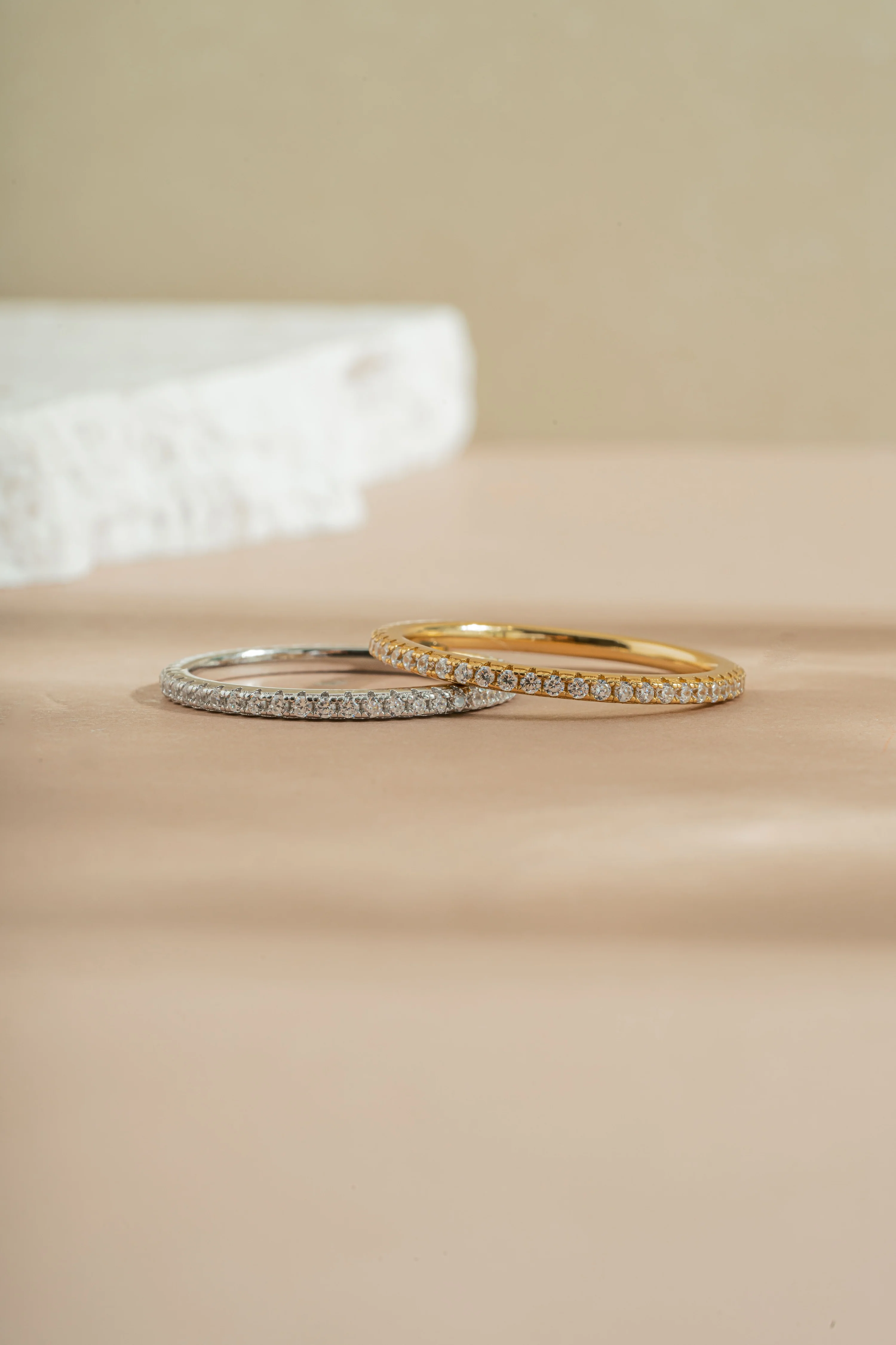 Diamond Birthstone Eternity Rings - Image 3