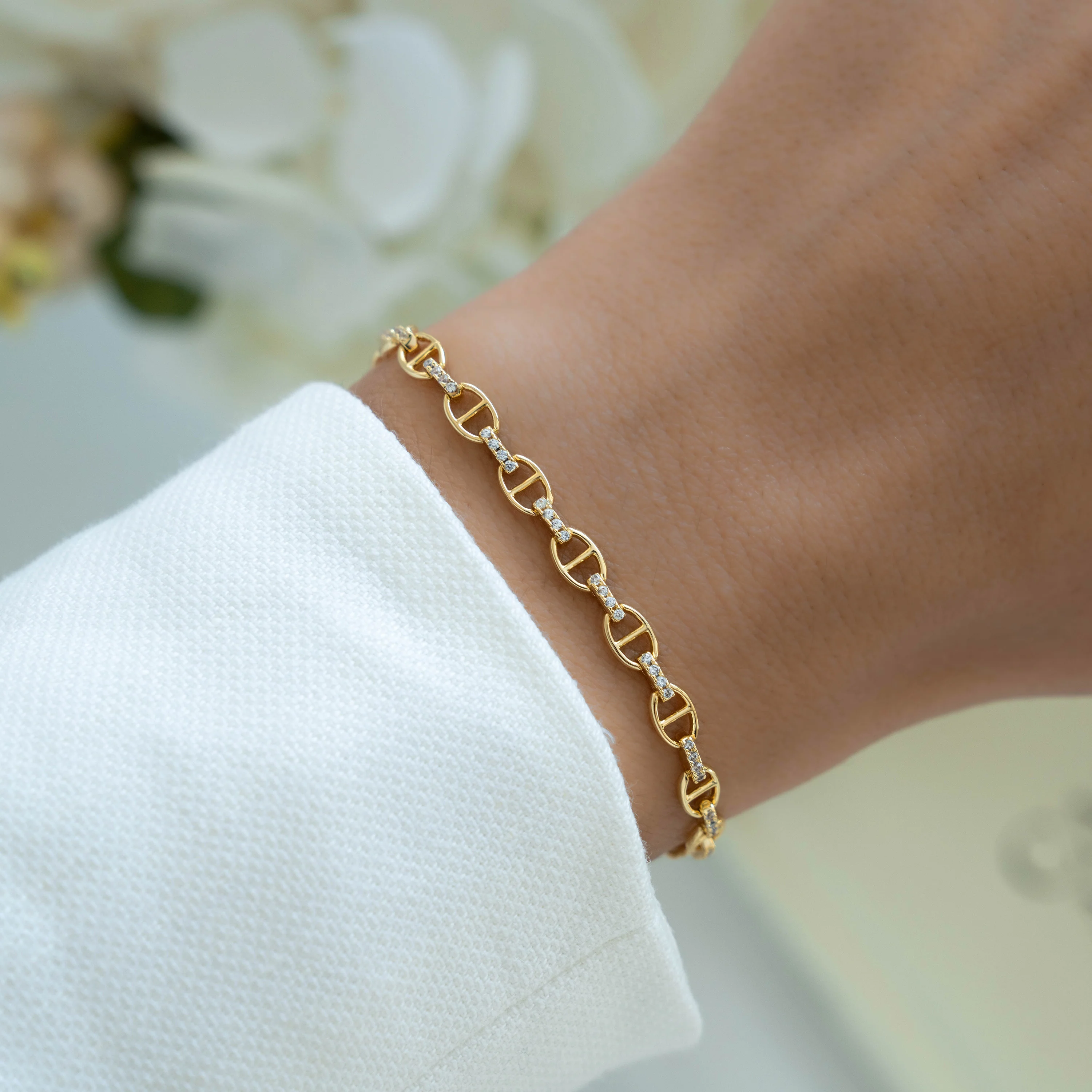 Diamond Chain Bracelet - Image 2