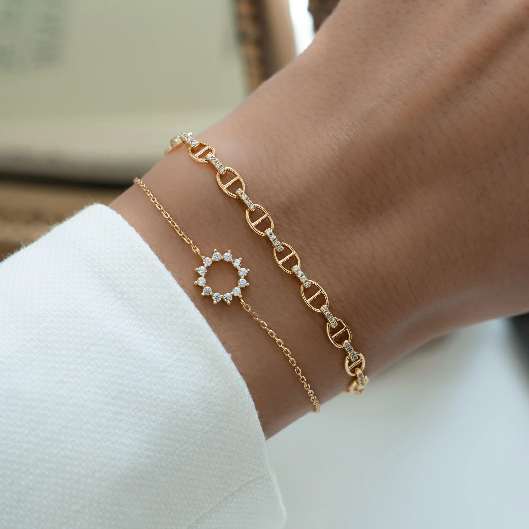 Diamond Chain Bracelet - Image 4