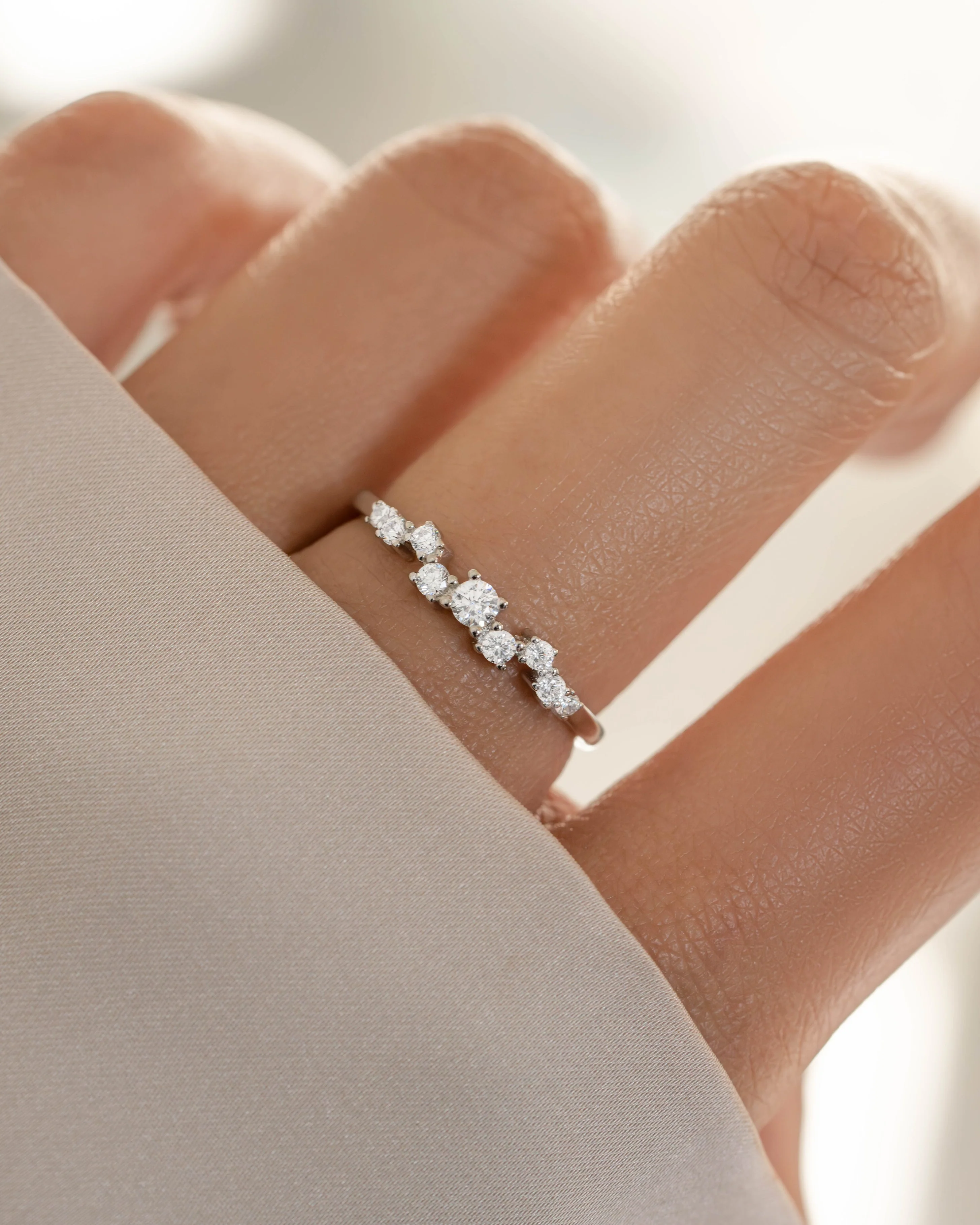 Diamond Cluster Ring - Image 4