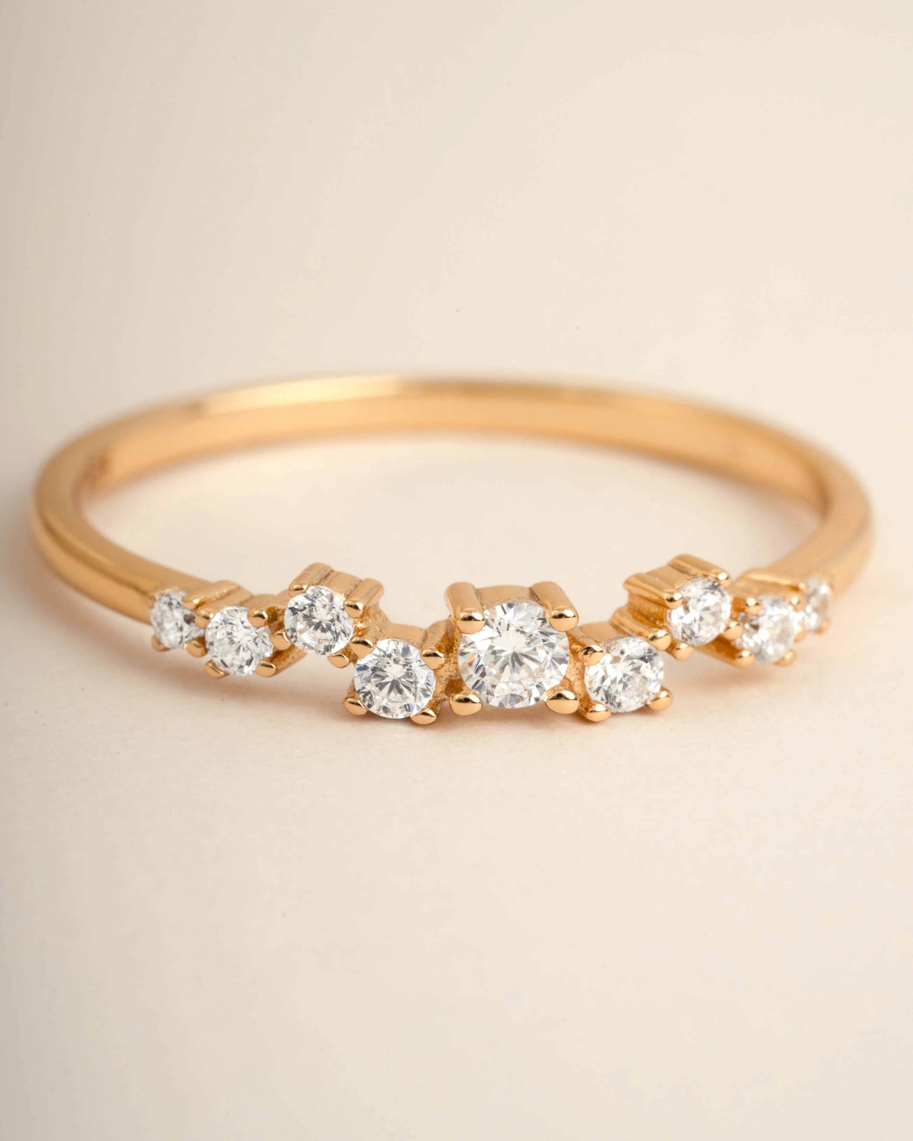 Diamond Cluster Ring - Image 5