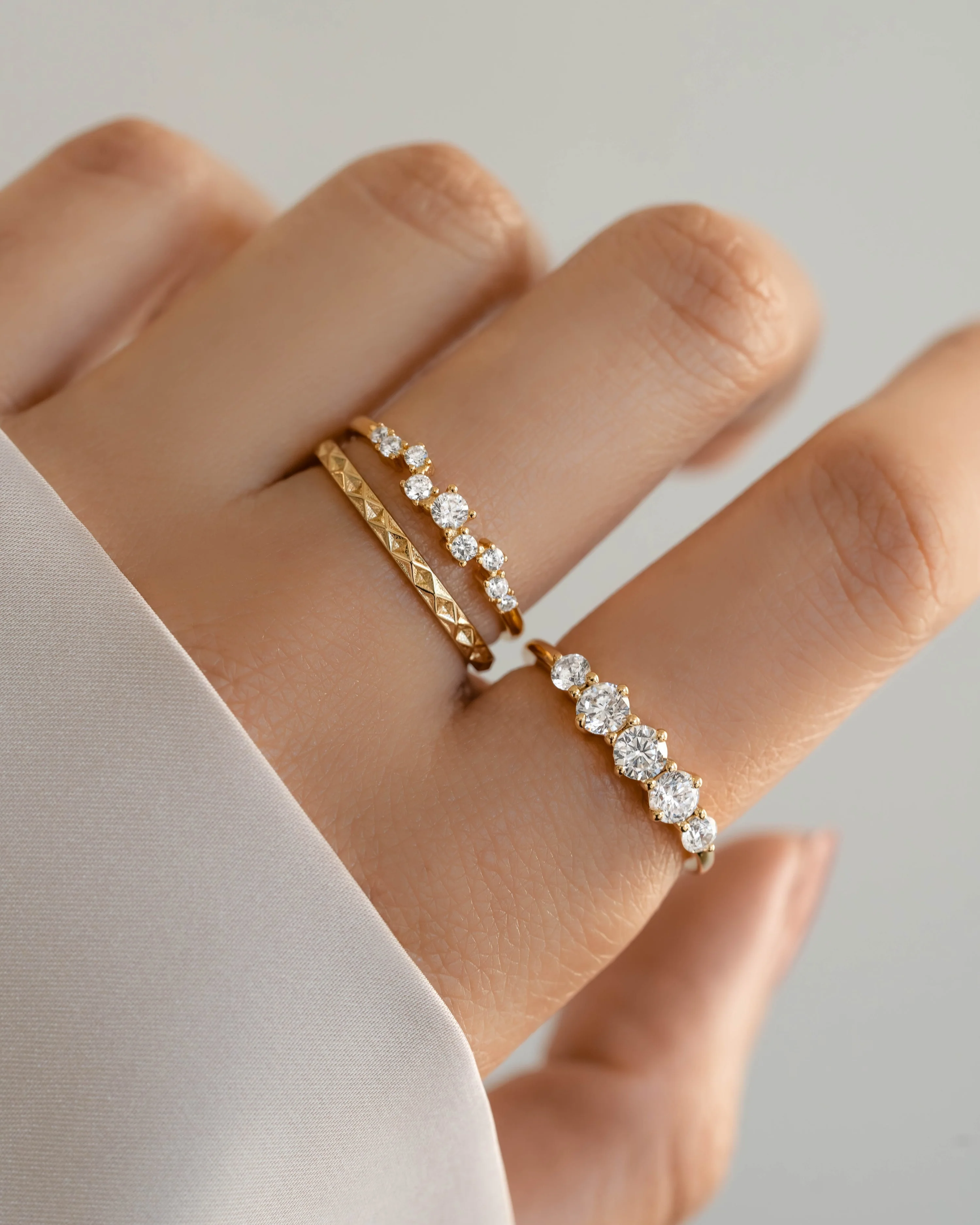 Diamond Cluster Ring - Image 6