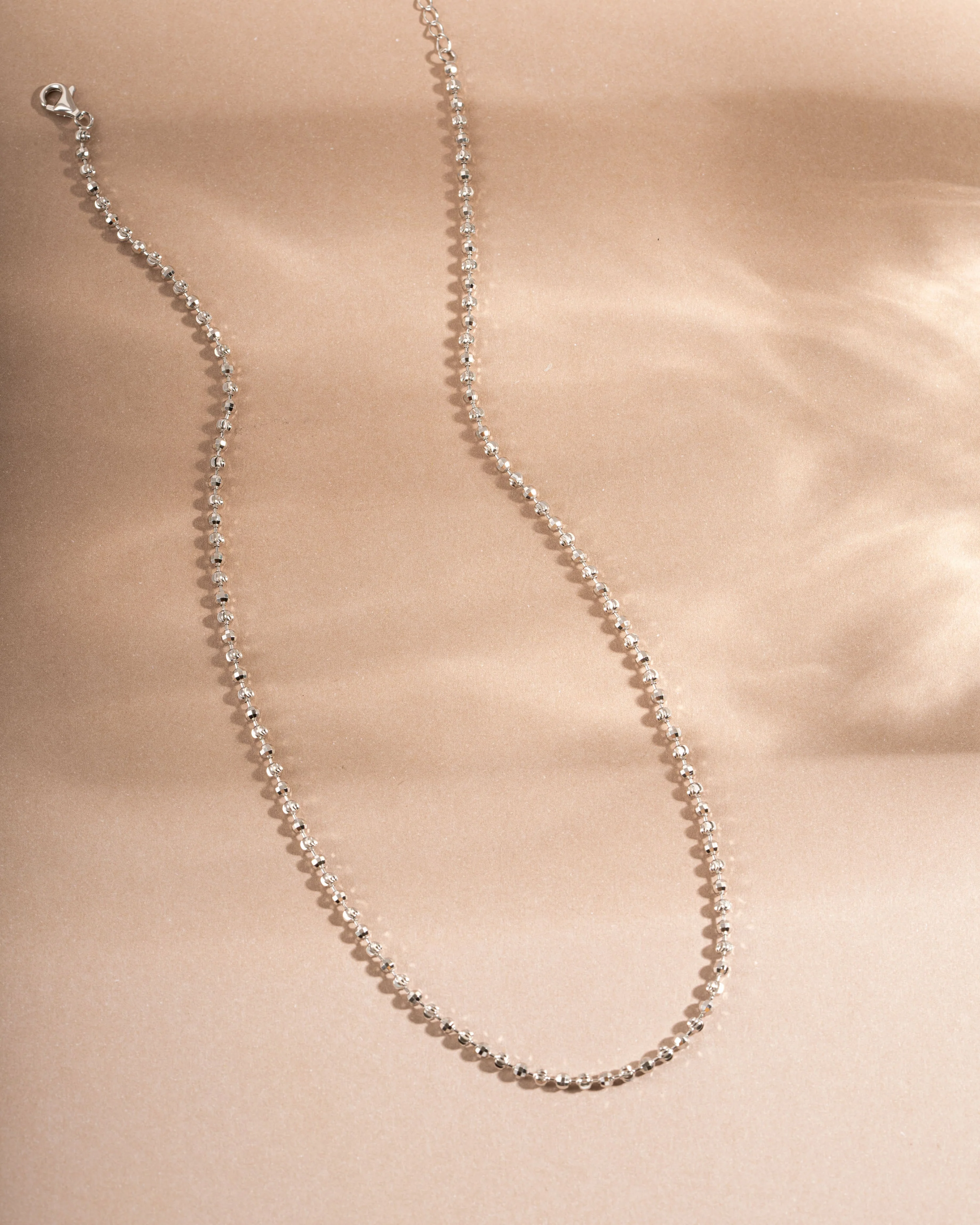 Diamond Cut Chain Necklace - Image 3