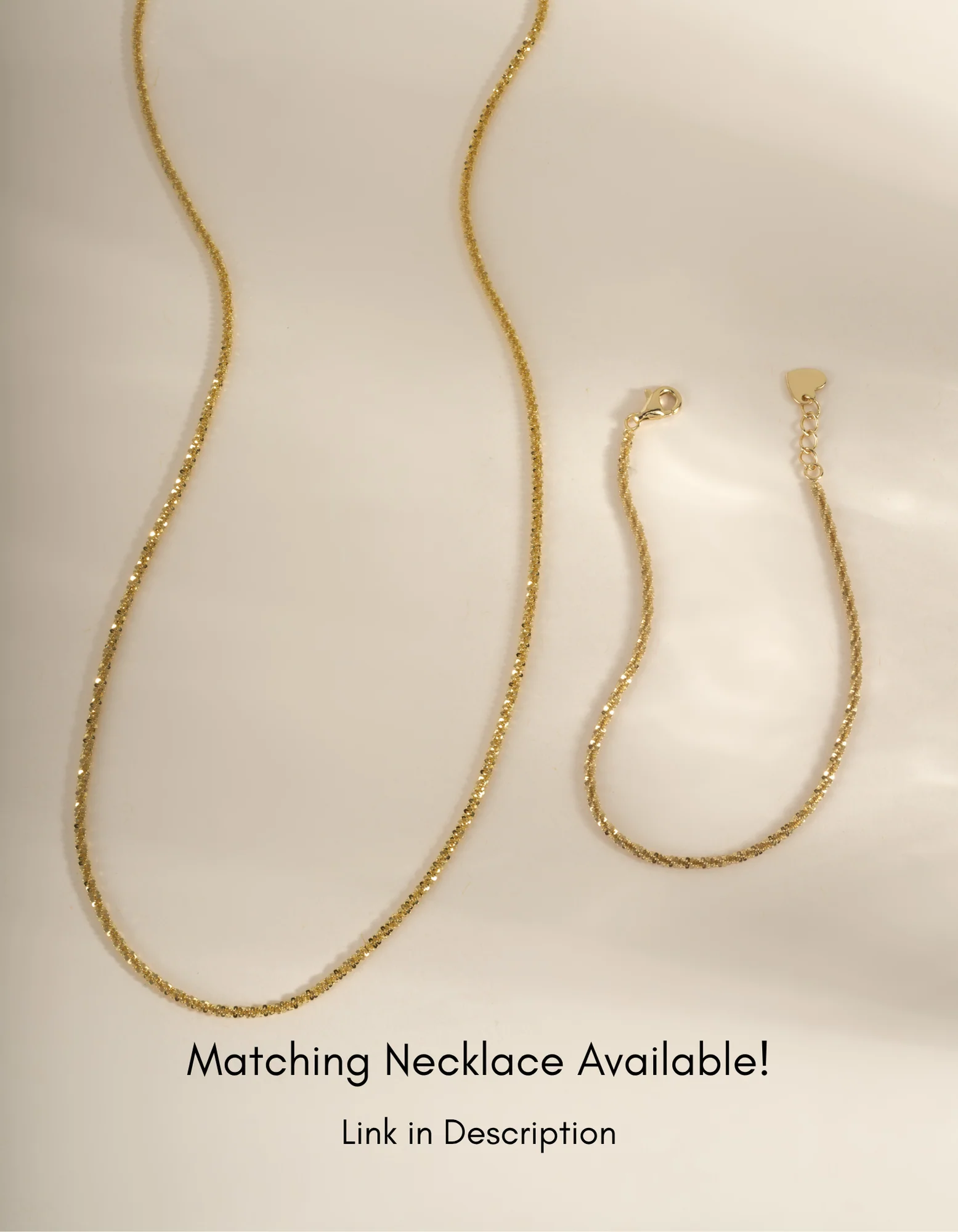 Diamond Cut Rope Chain Bracelet - Image 5