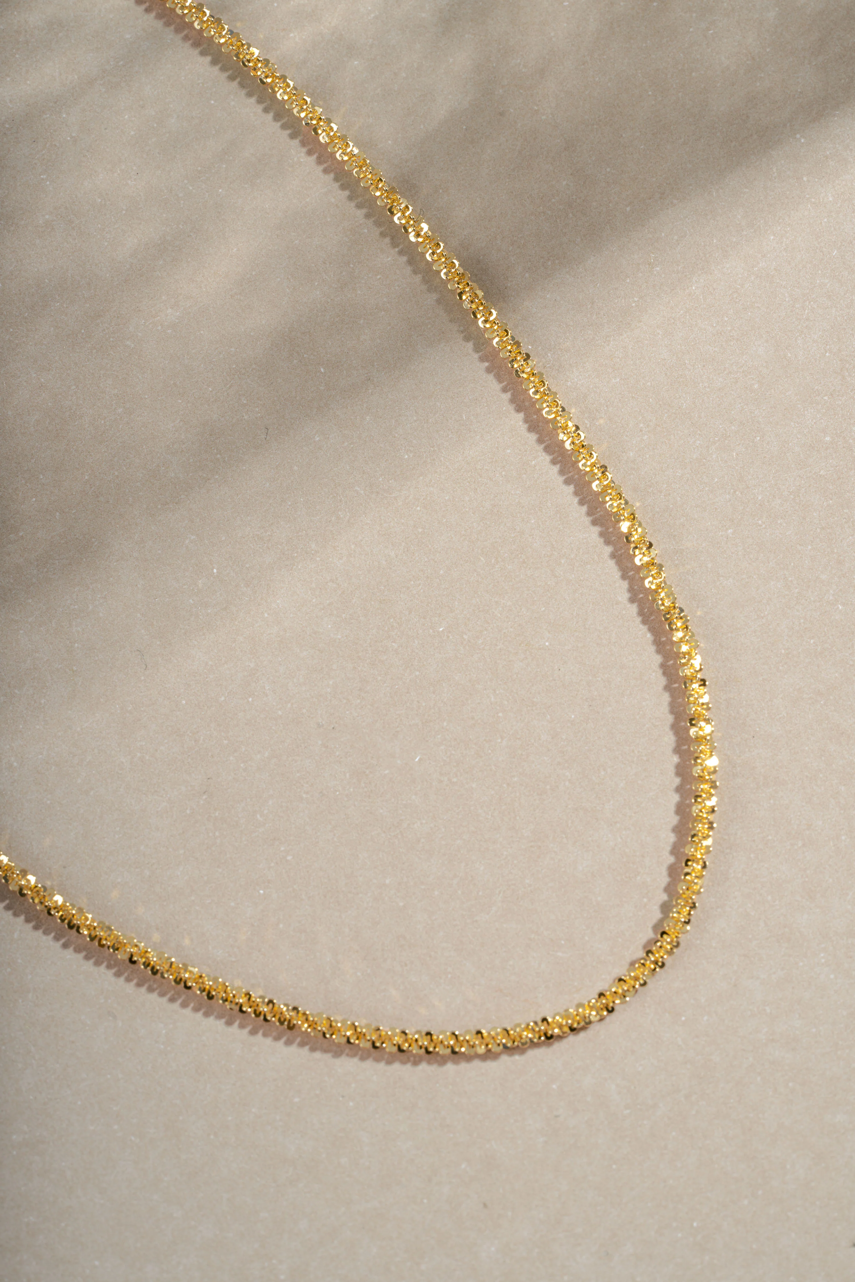Diamond Cut Rope Chain Necklace - Image 3
