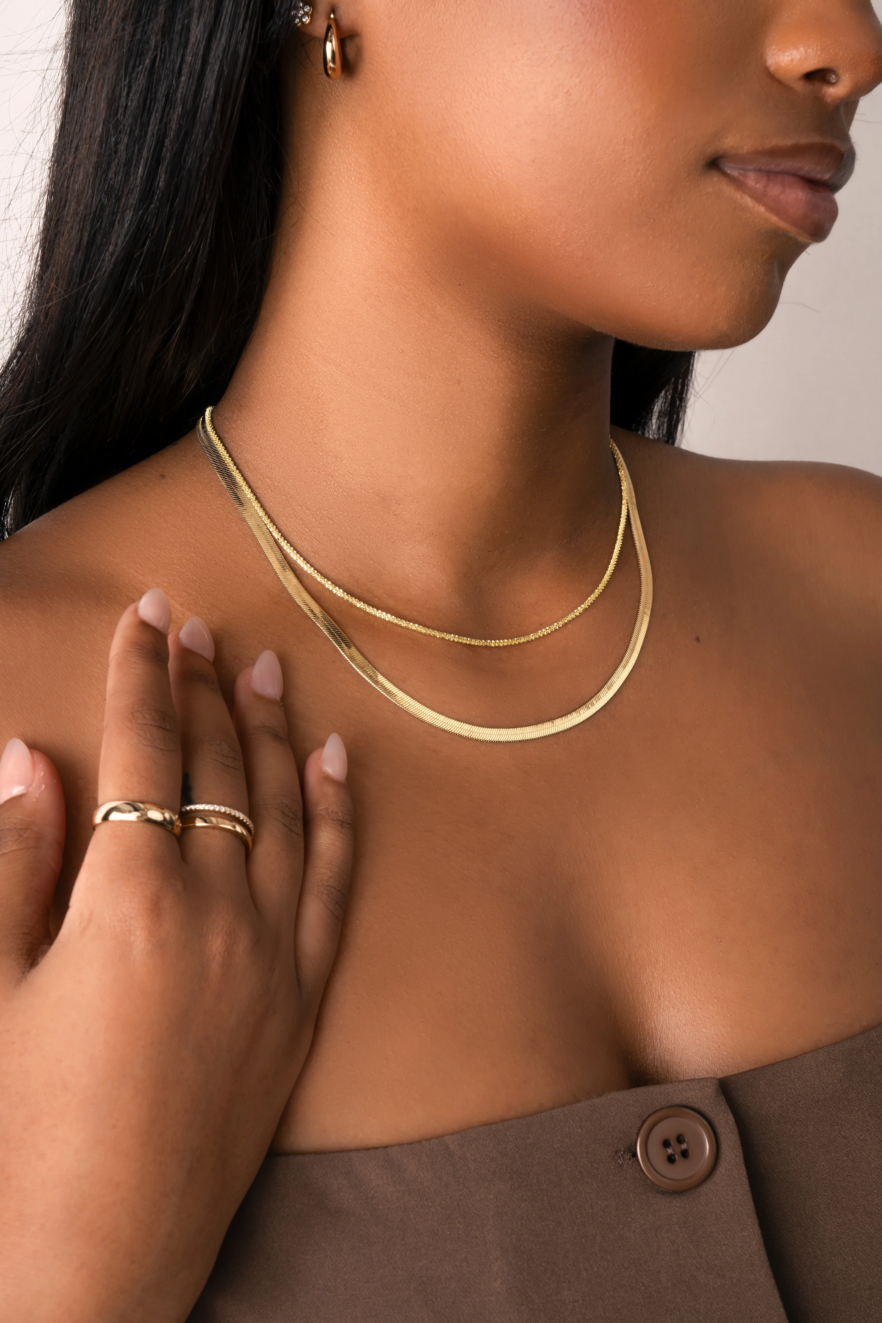 Diamond Cut Rope Chain Necklace - Image 6
