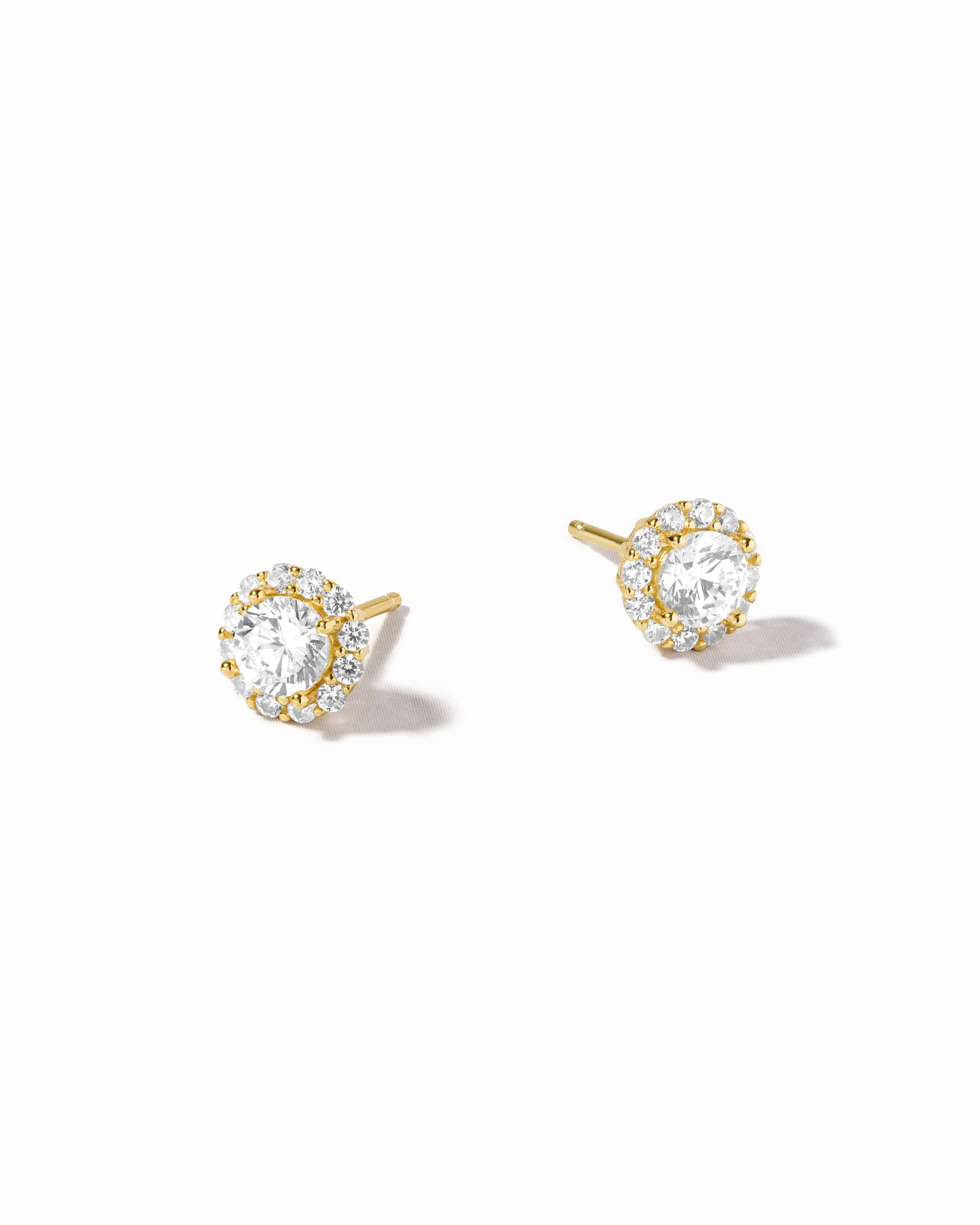 Diamond Halo Studs