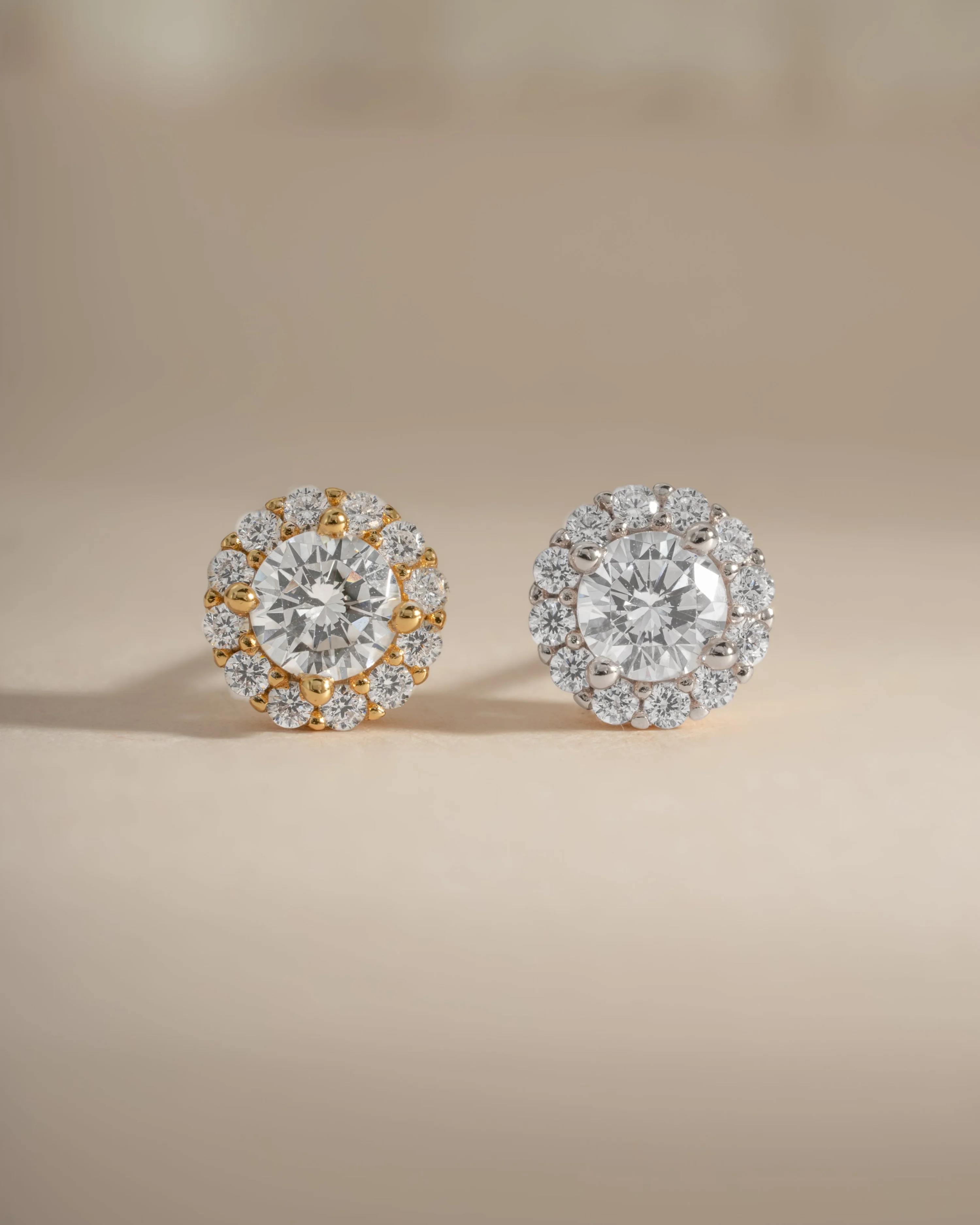 Diamond Halo Studs - Image 3