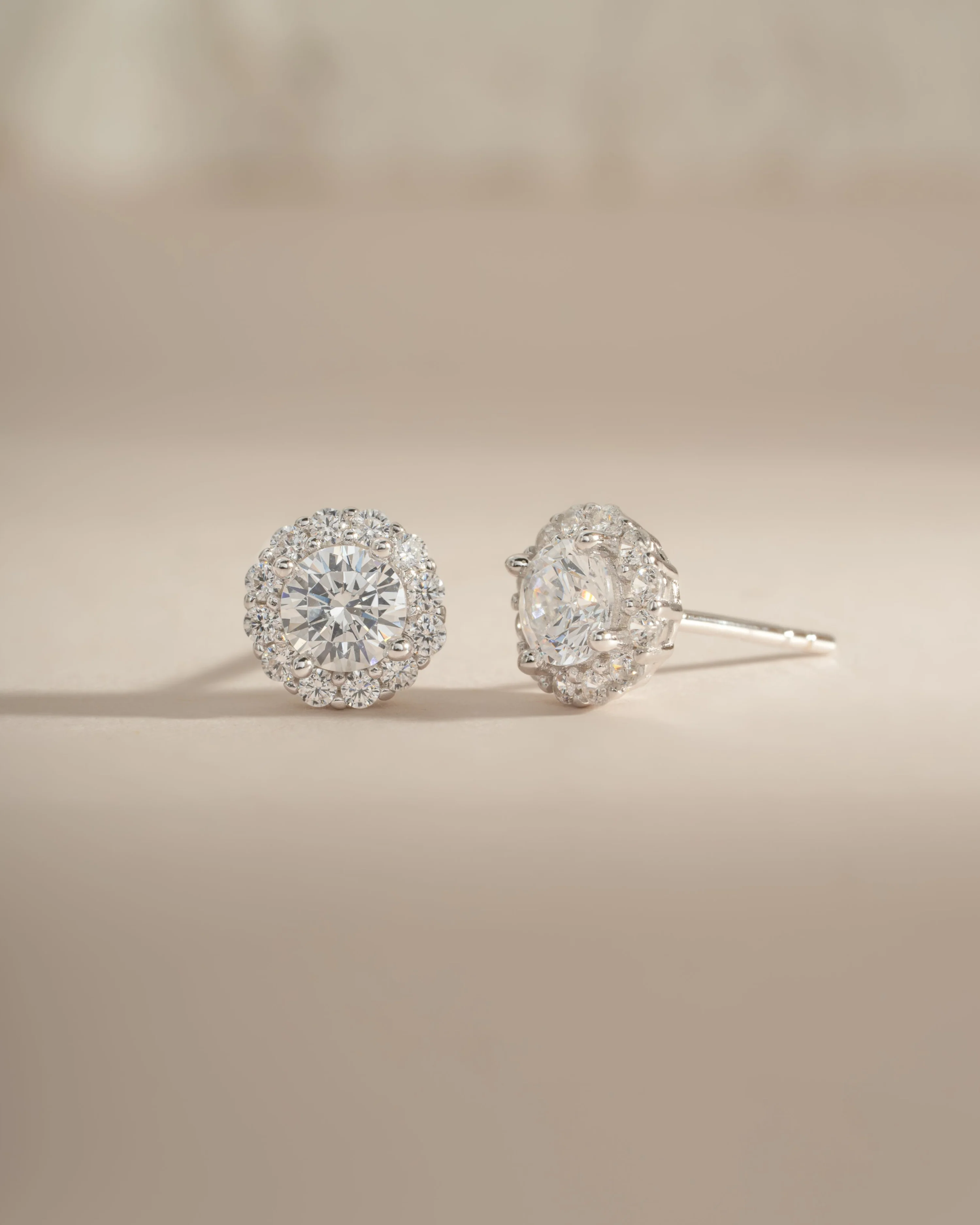 Diamond Halo Studs - Image 6