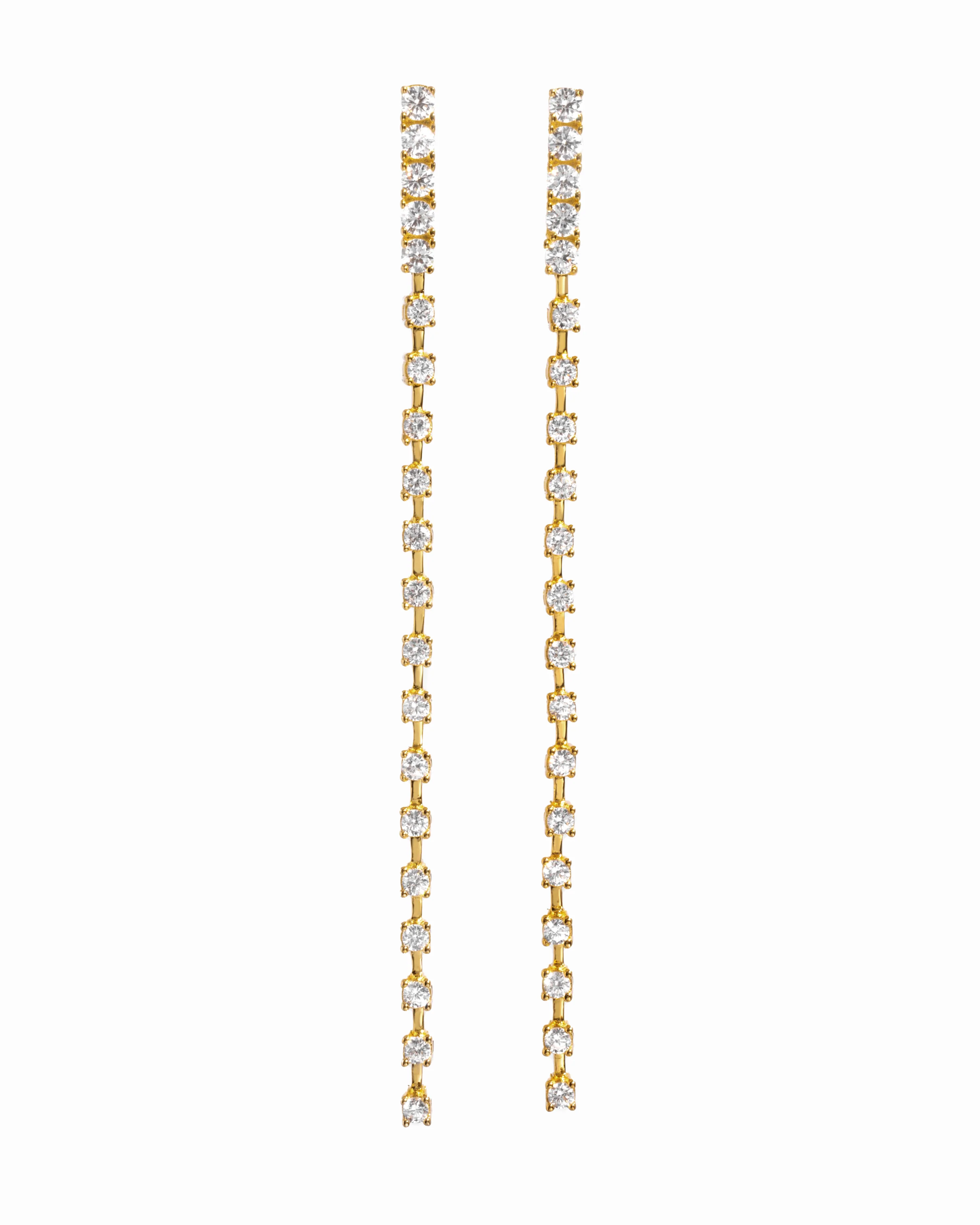 Diamond Line Earrings