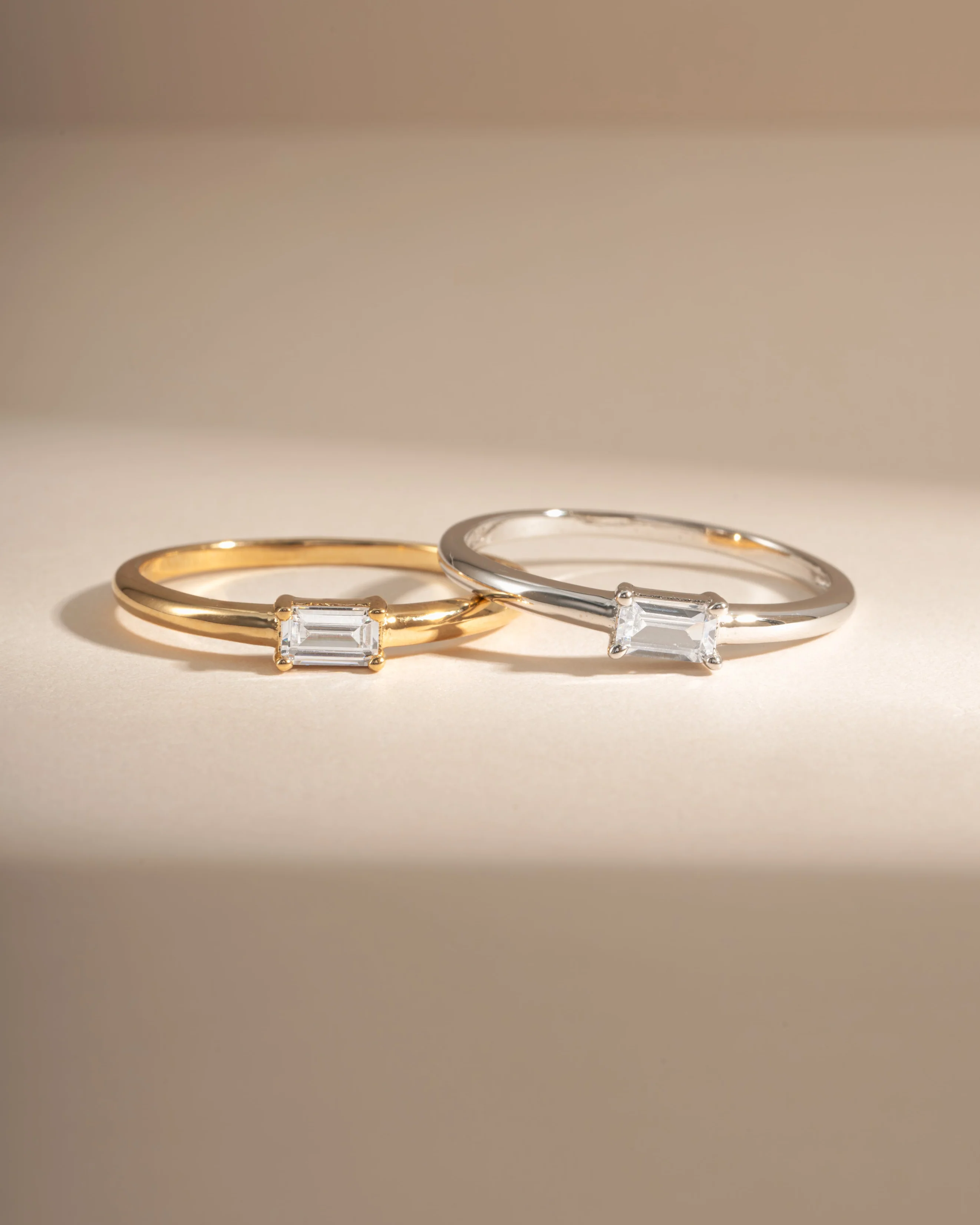 Diamond Lori Baguette Ring - Image 3