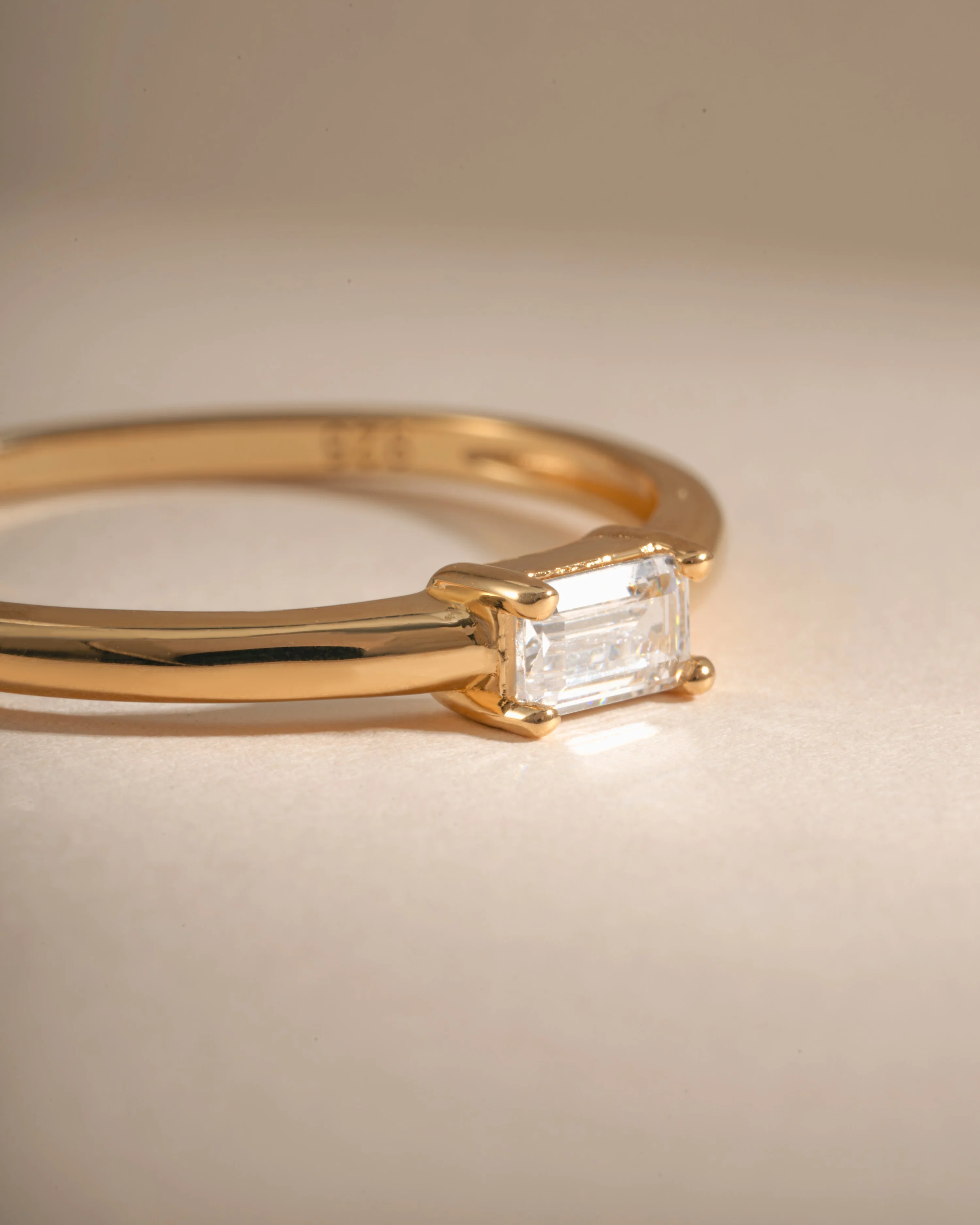Diamond Lori Baguette Ring - Image 8