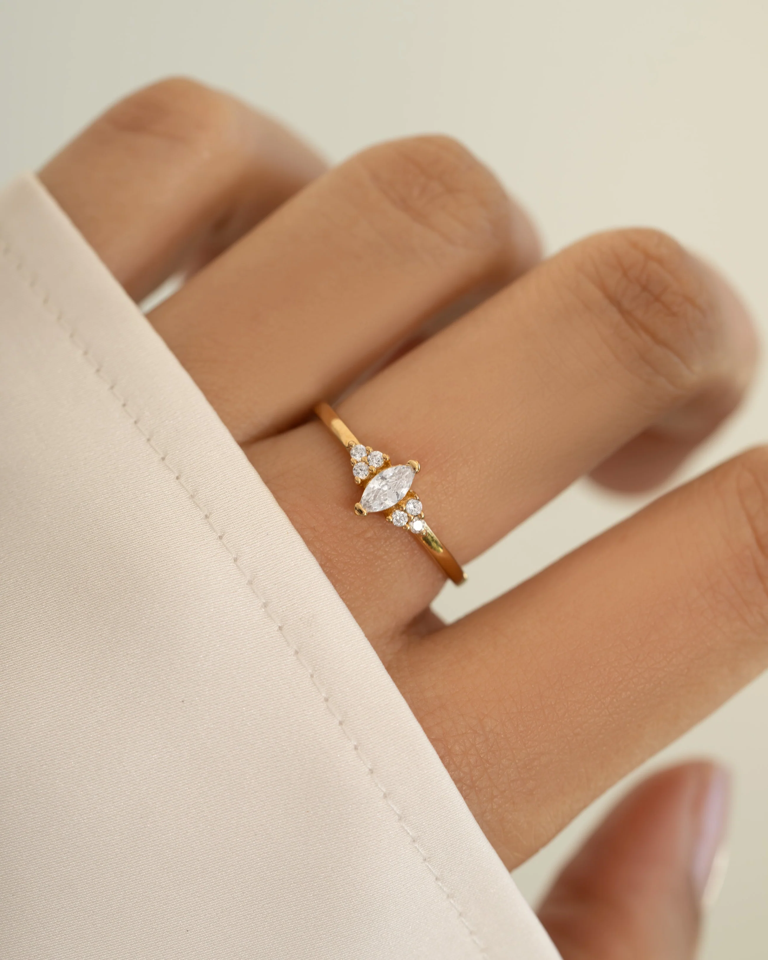 Diamond Marquise Ring - Image 2