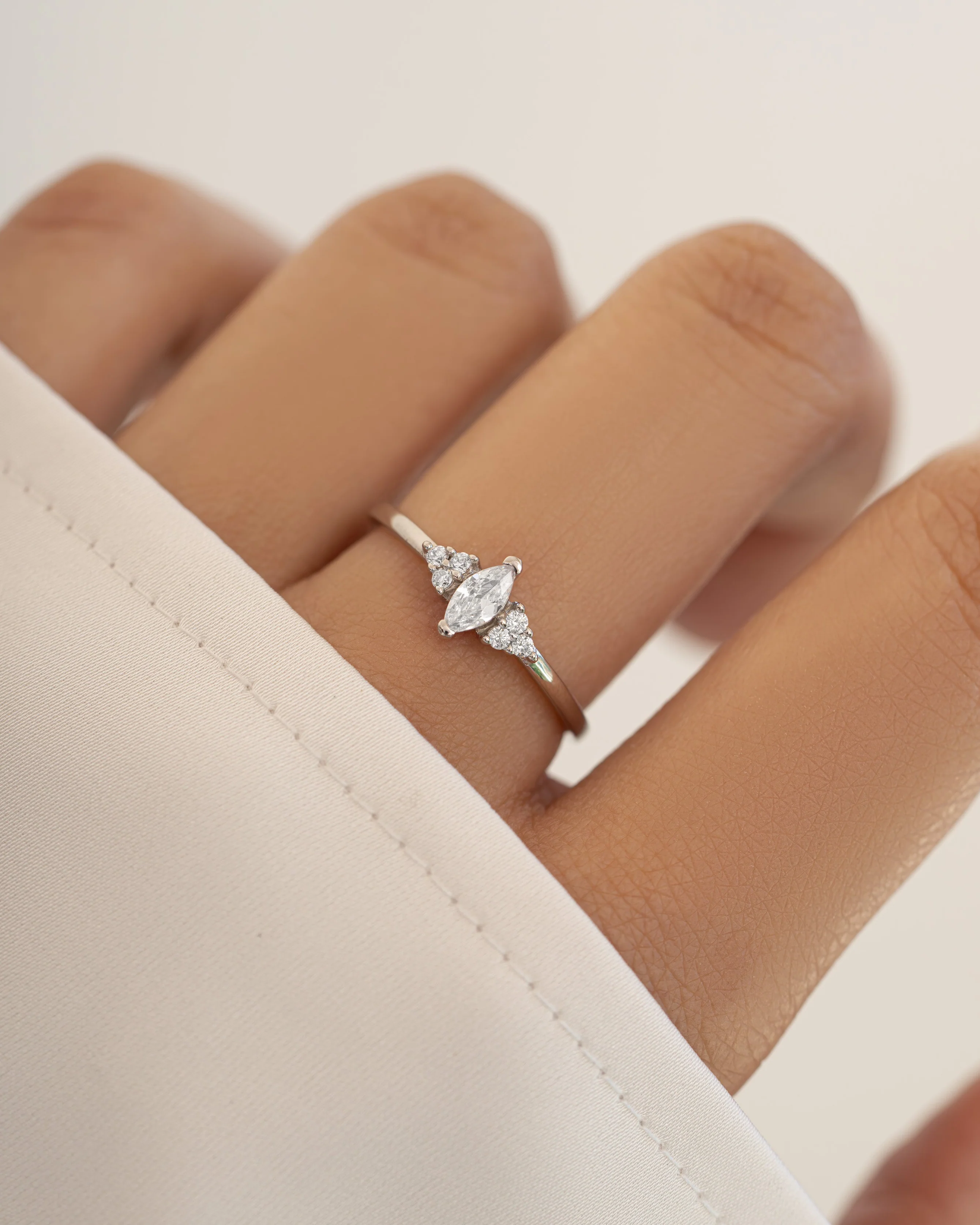 Diamond Marquise Ring - Image 4