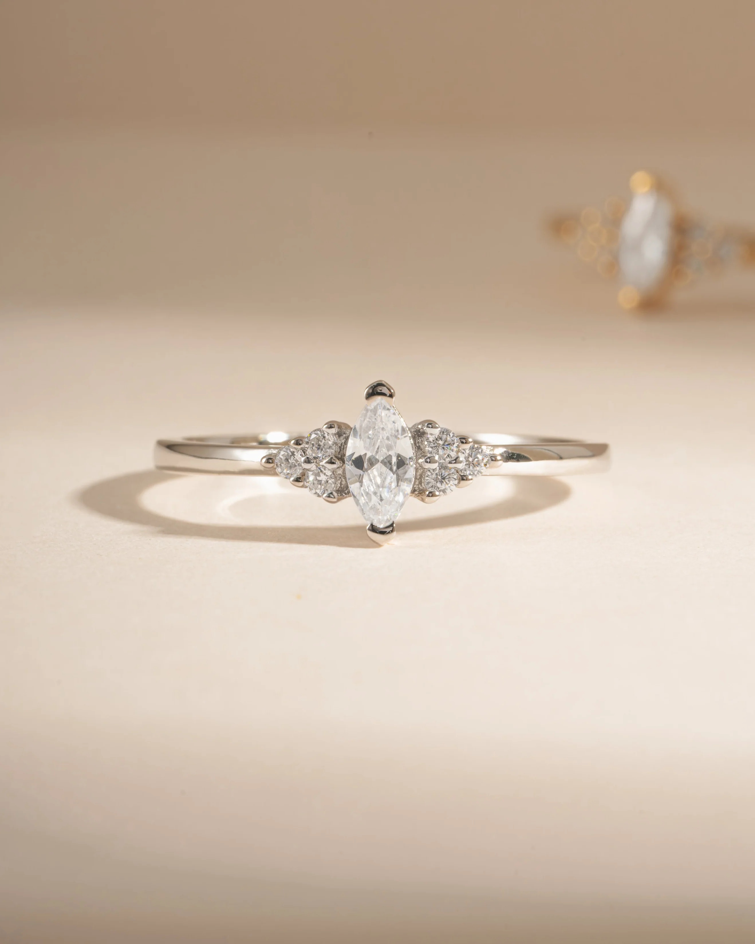 Diamond Marquise Ring - Image 8