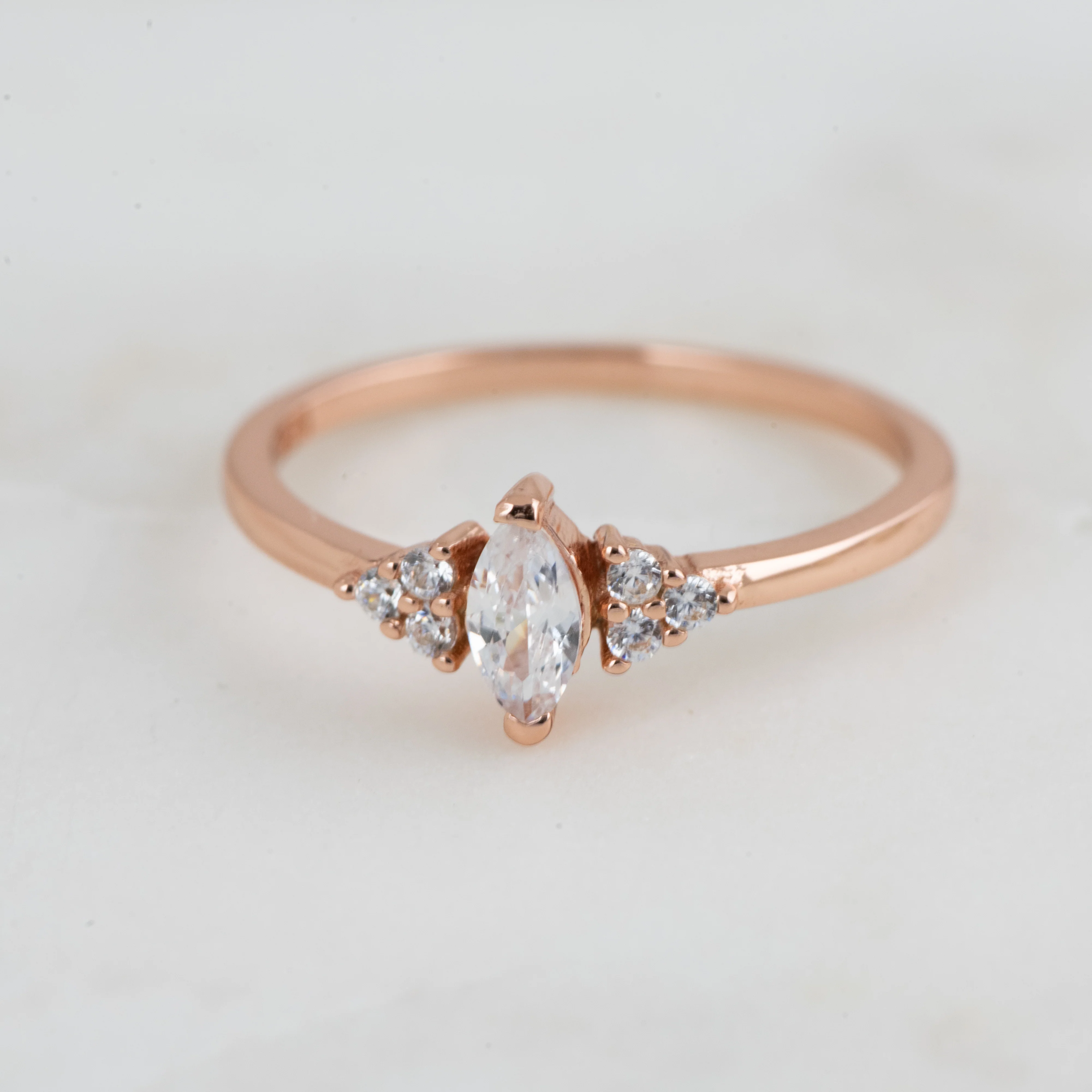 Diamond Marquise Ring - Image 9