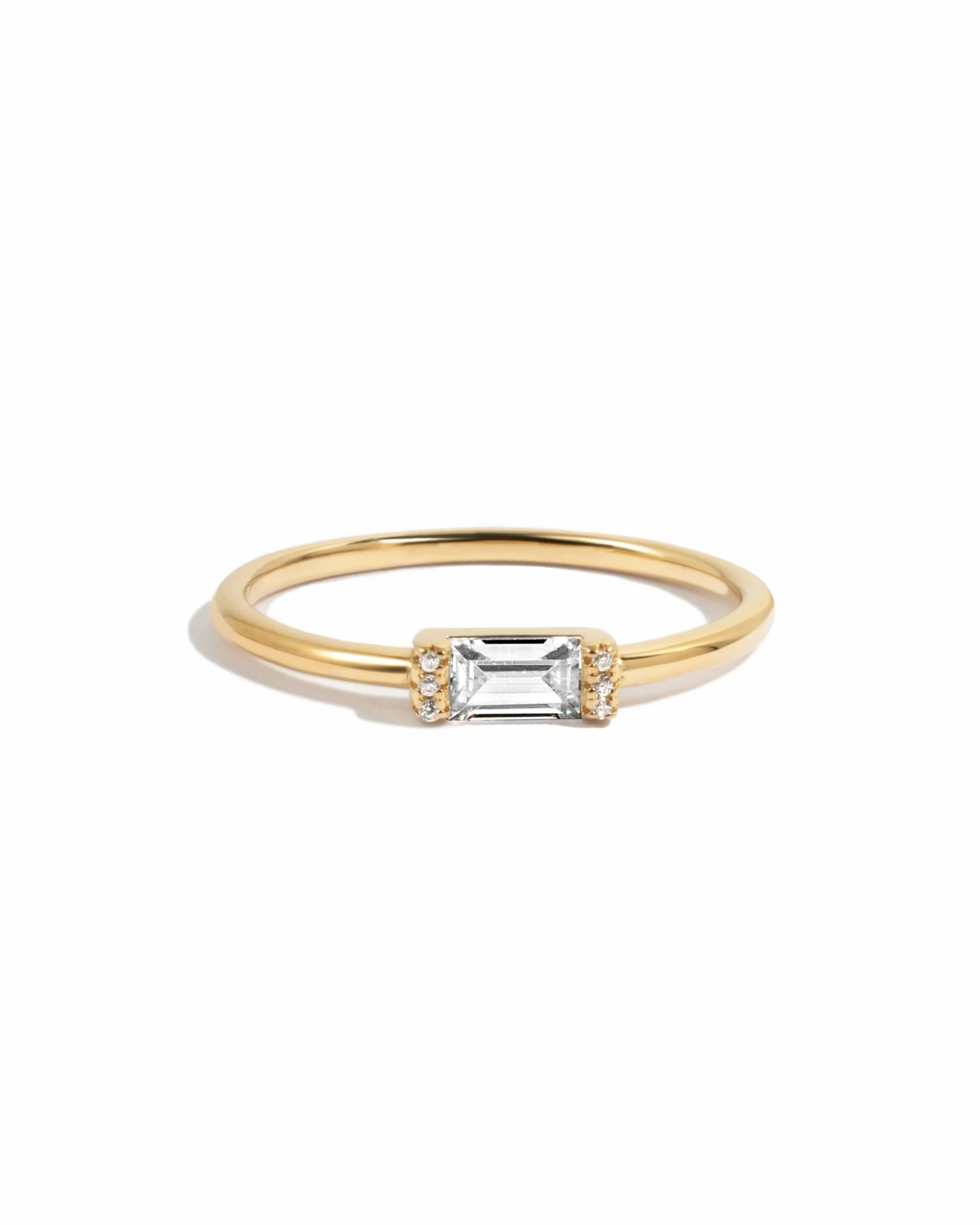 Diamond Simple Baguette Ring