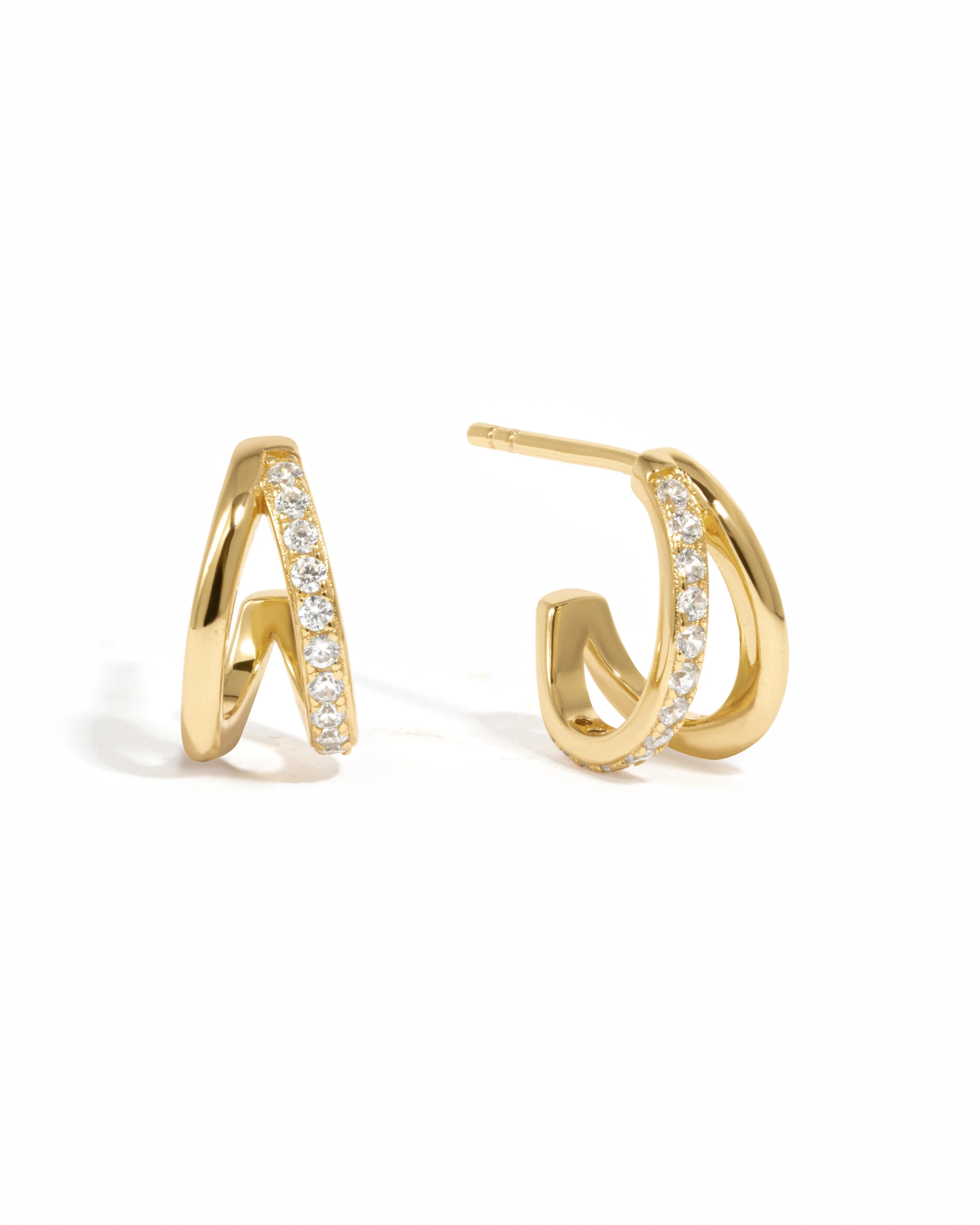 Double Diamond Hoops