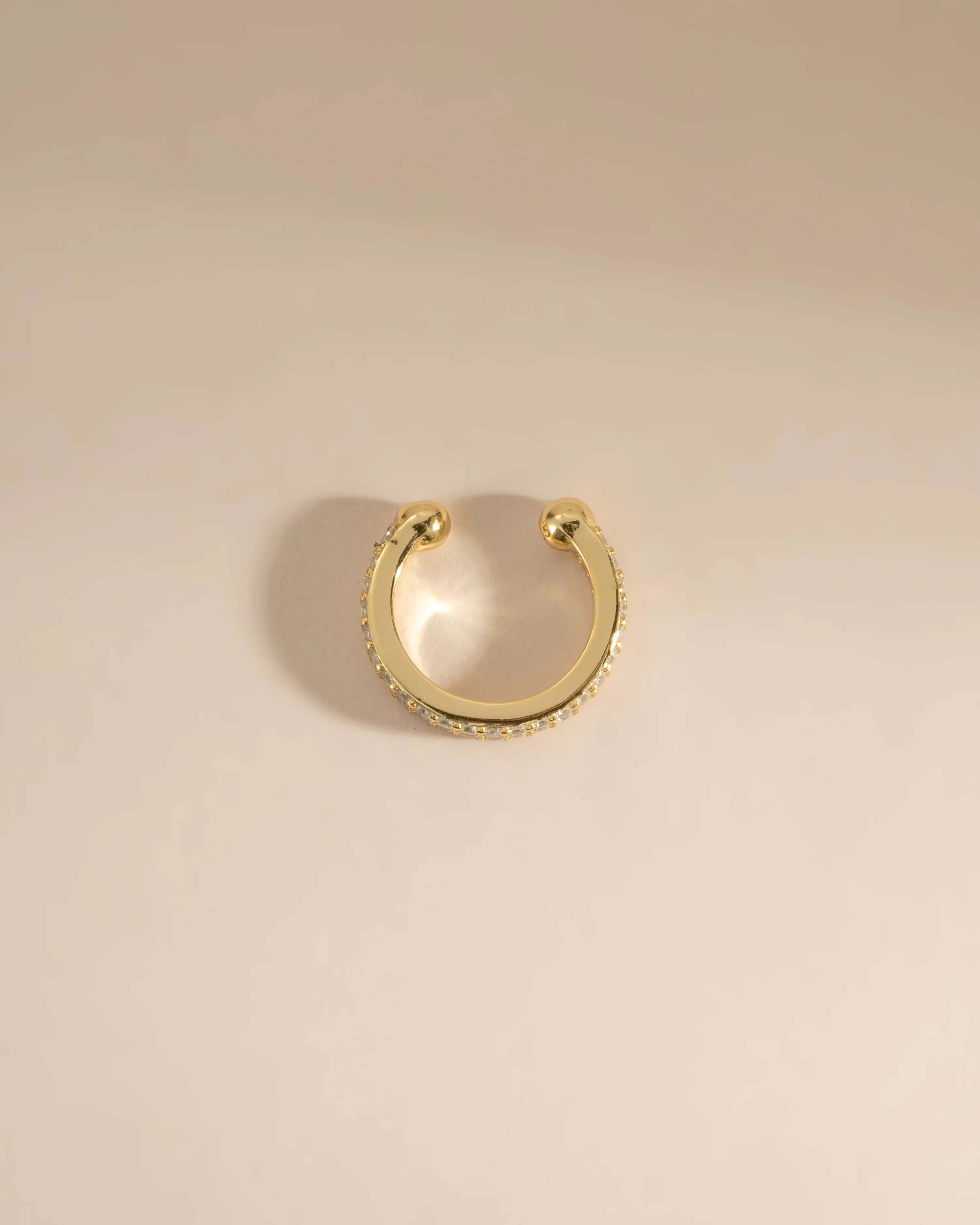 Double Row CZ Ear Cuff - Image 9
