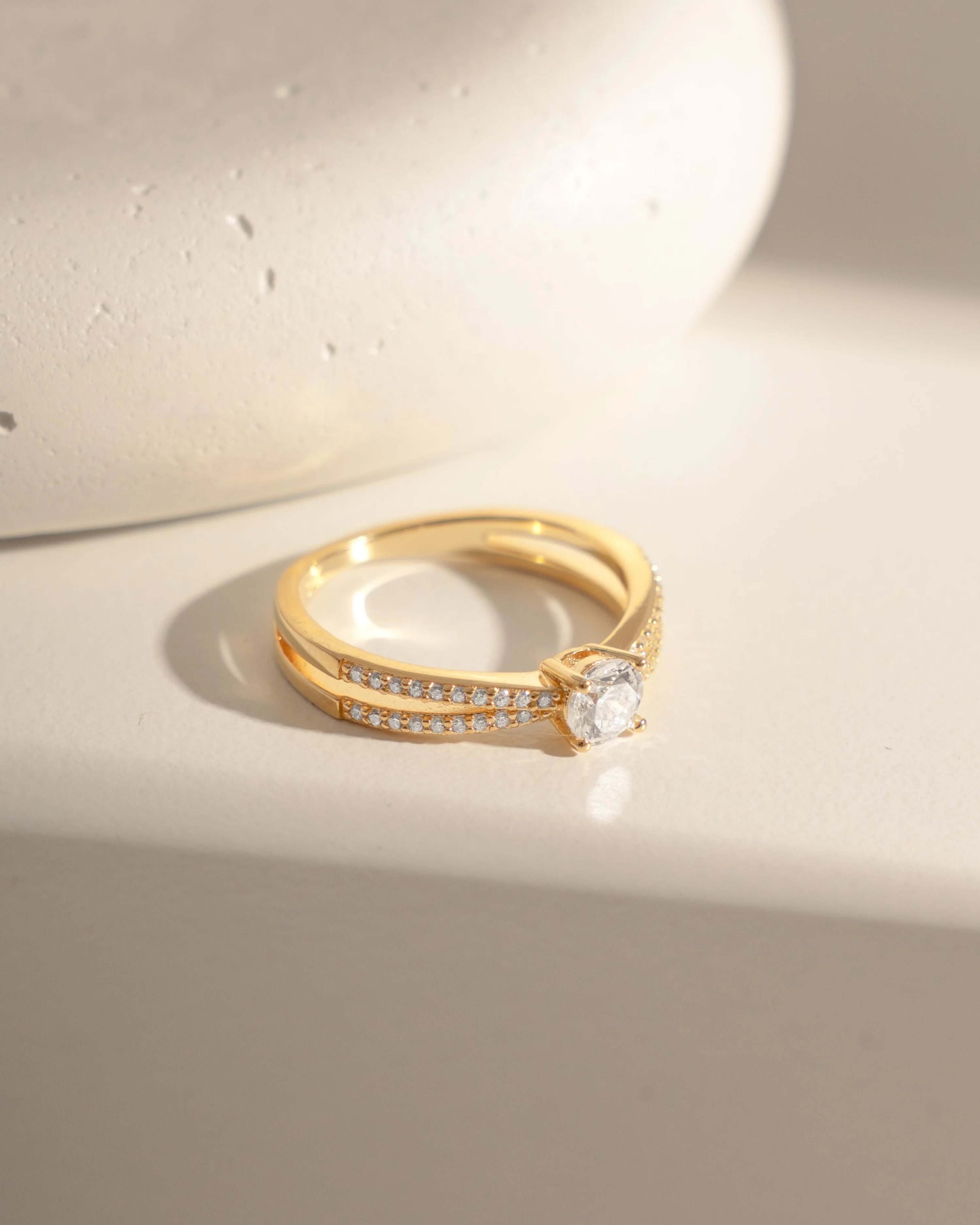 Double Shank Diamond Ring - Image 11