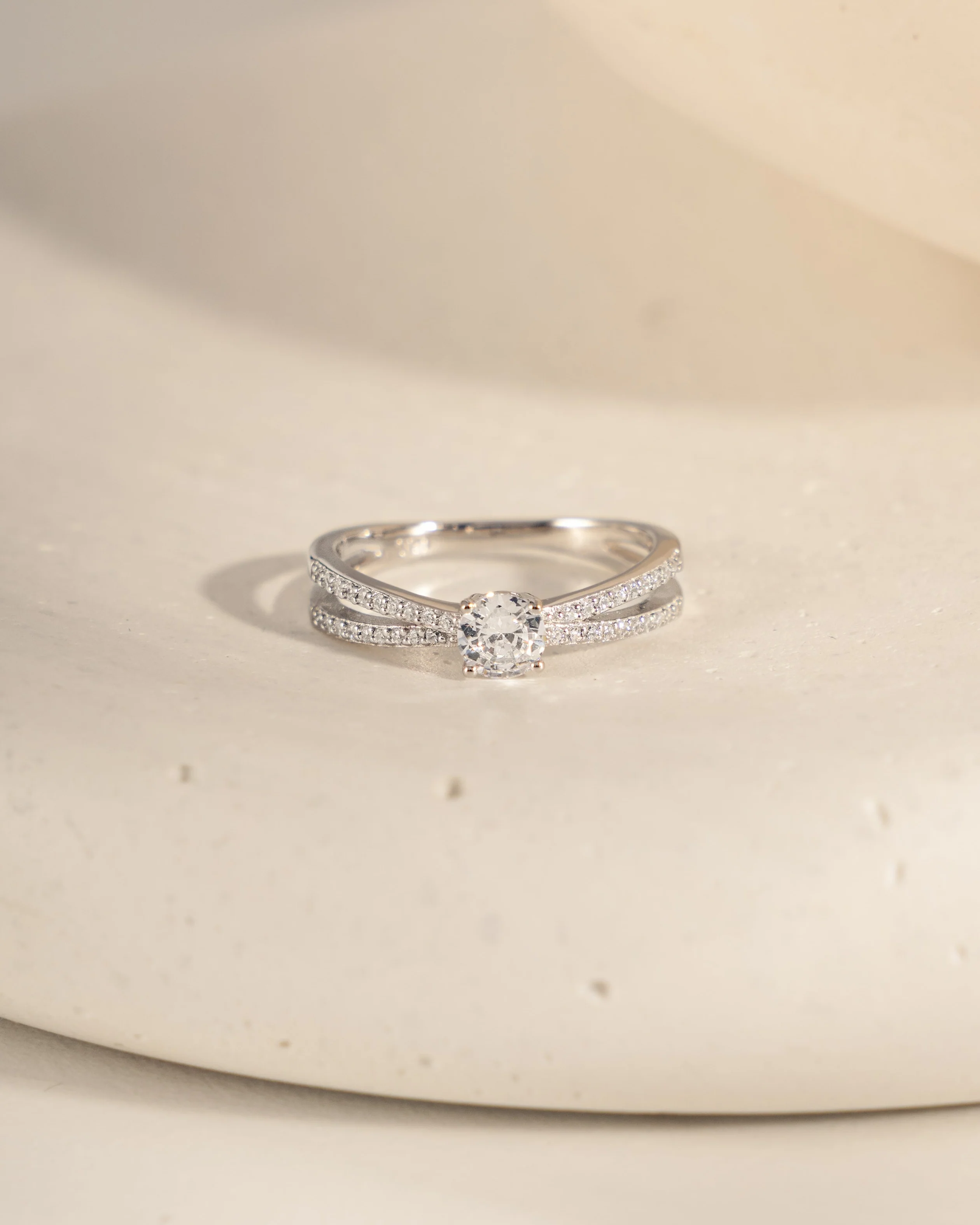 Double Shank Diamond Ring - Image 5