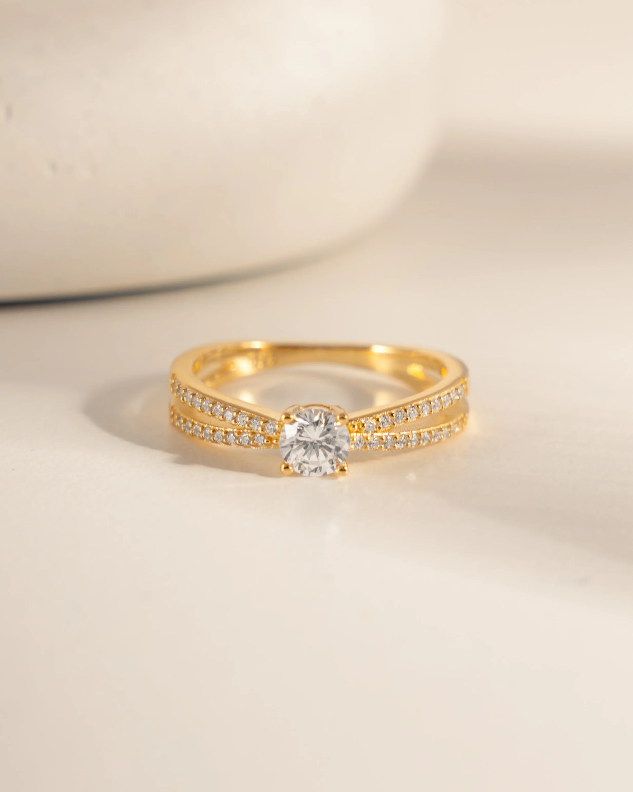 Double Shank Diamond Ring - Image 6