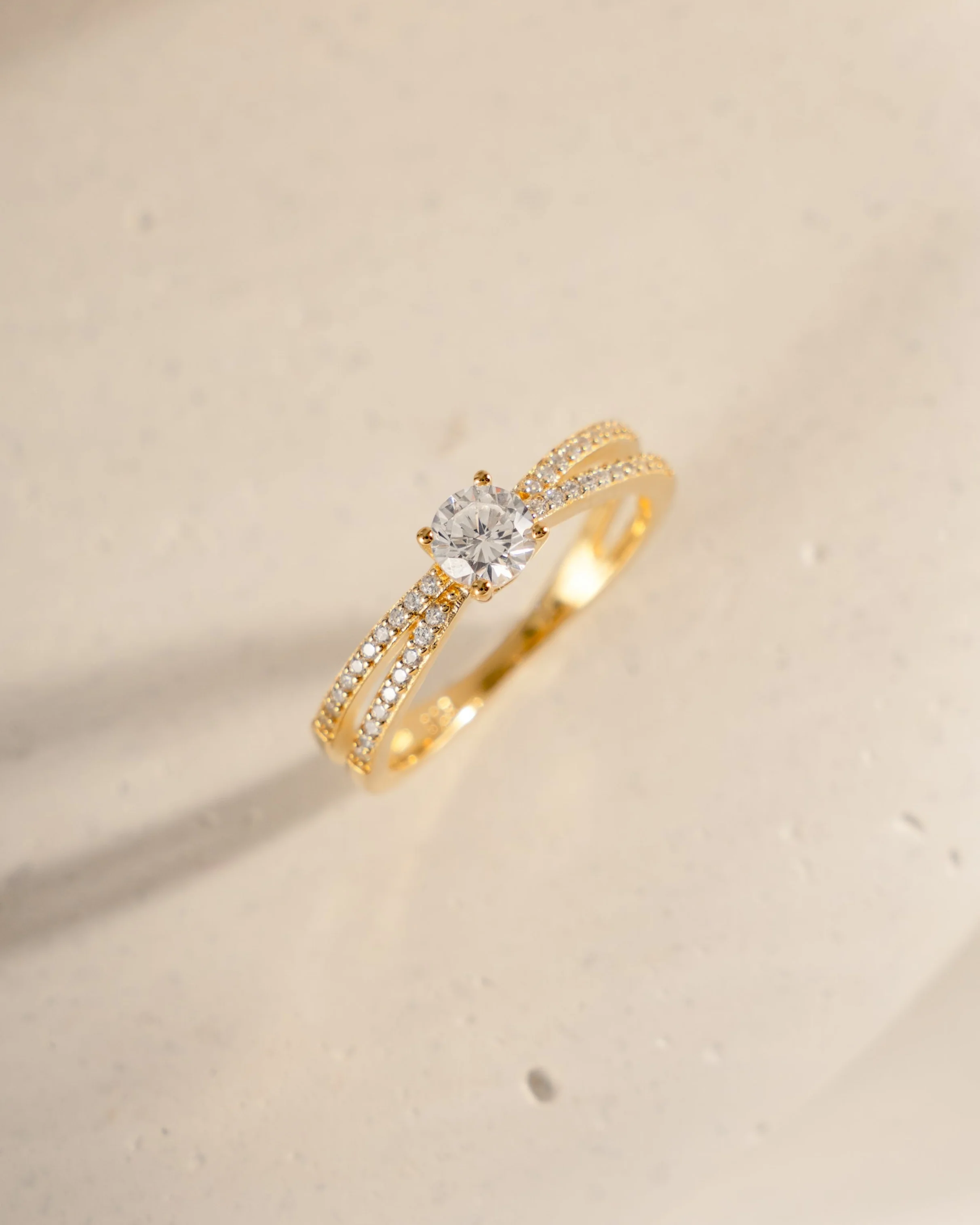 Double Shank Diamond Ring - Image 7