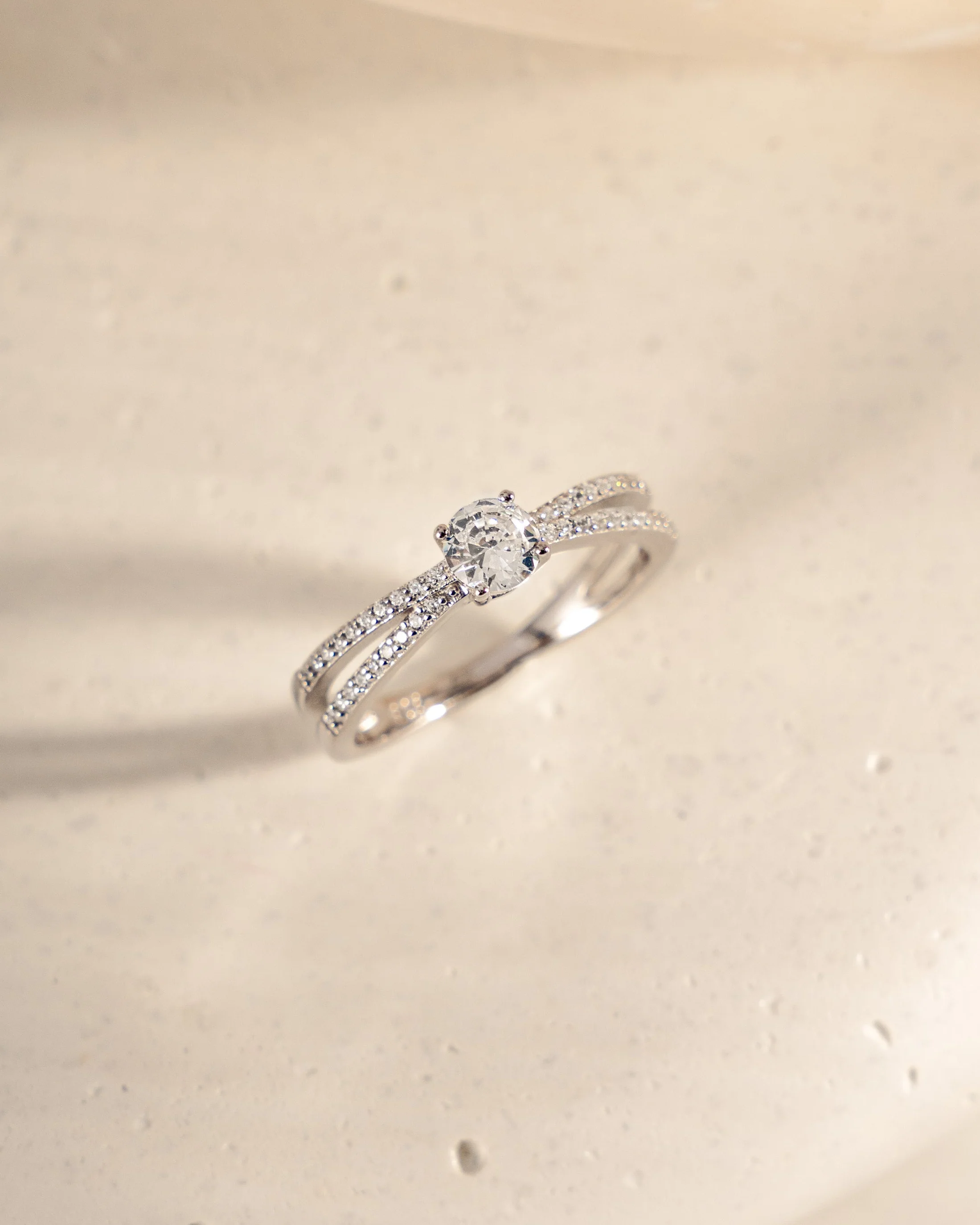 Double Shank Diamond Ring - Image 8