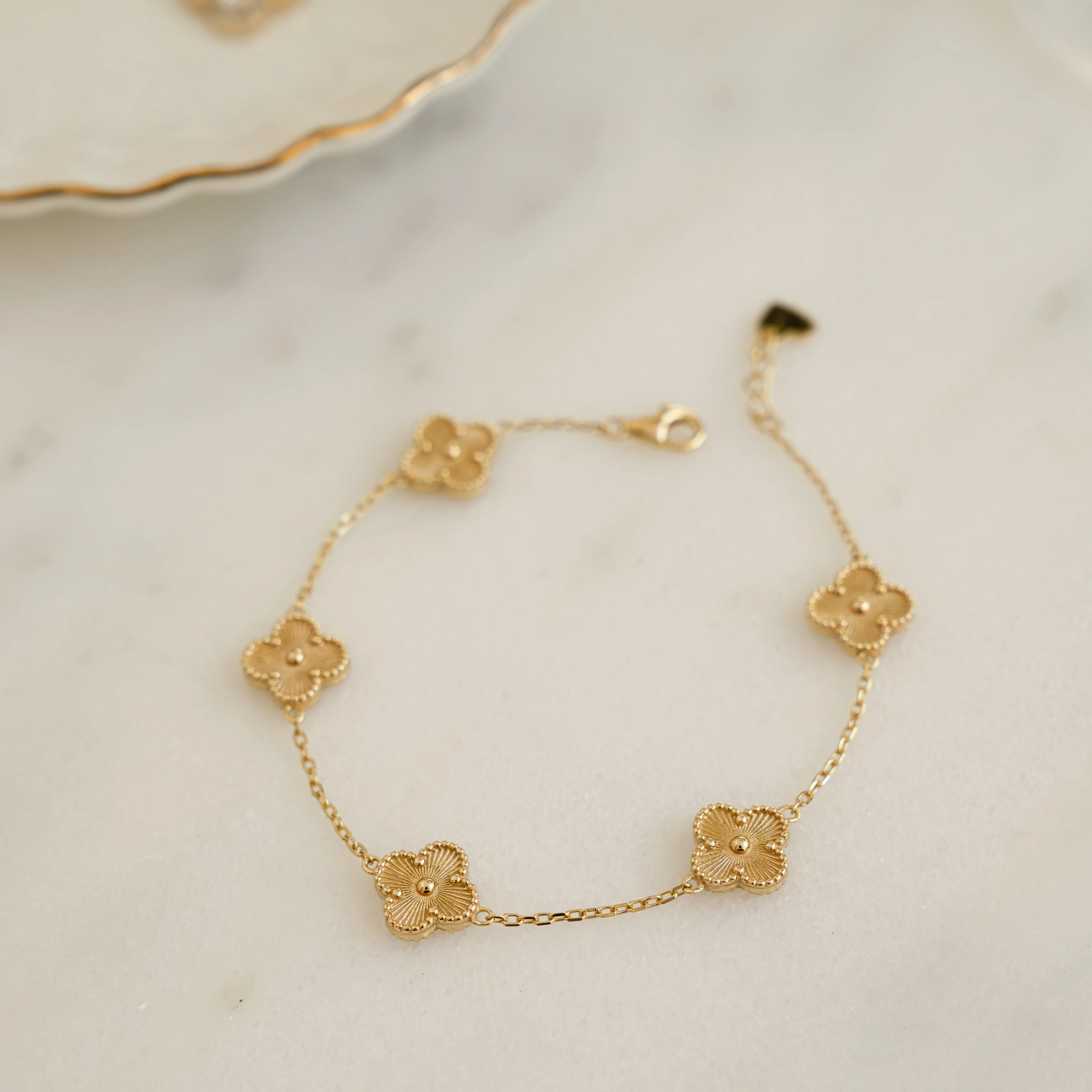 Ella Four Leaf Clover Bracelet - Image 10