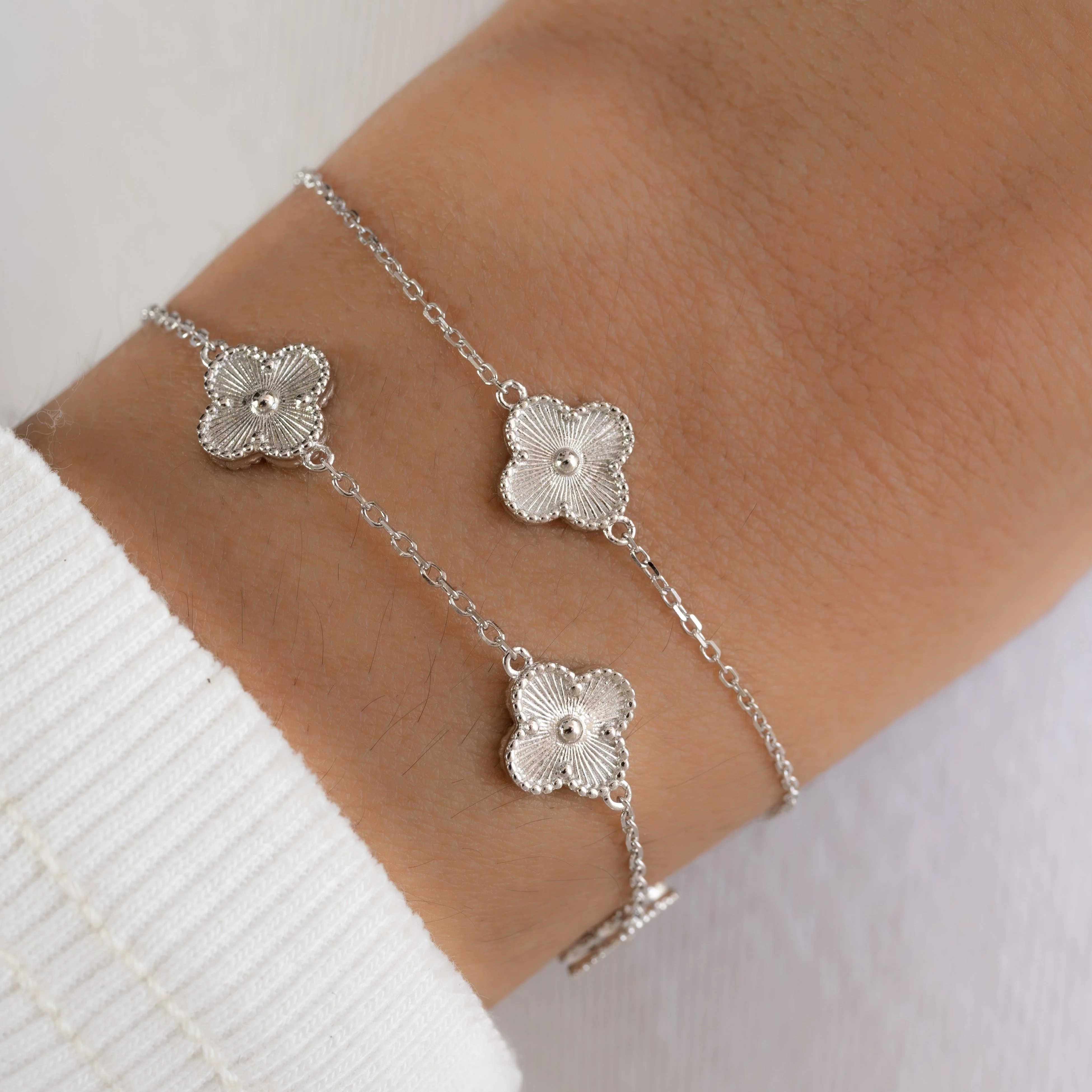 Ella Four Leaf Clover Bracelet - Image 8