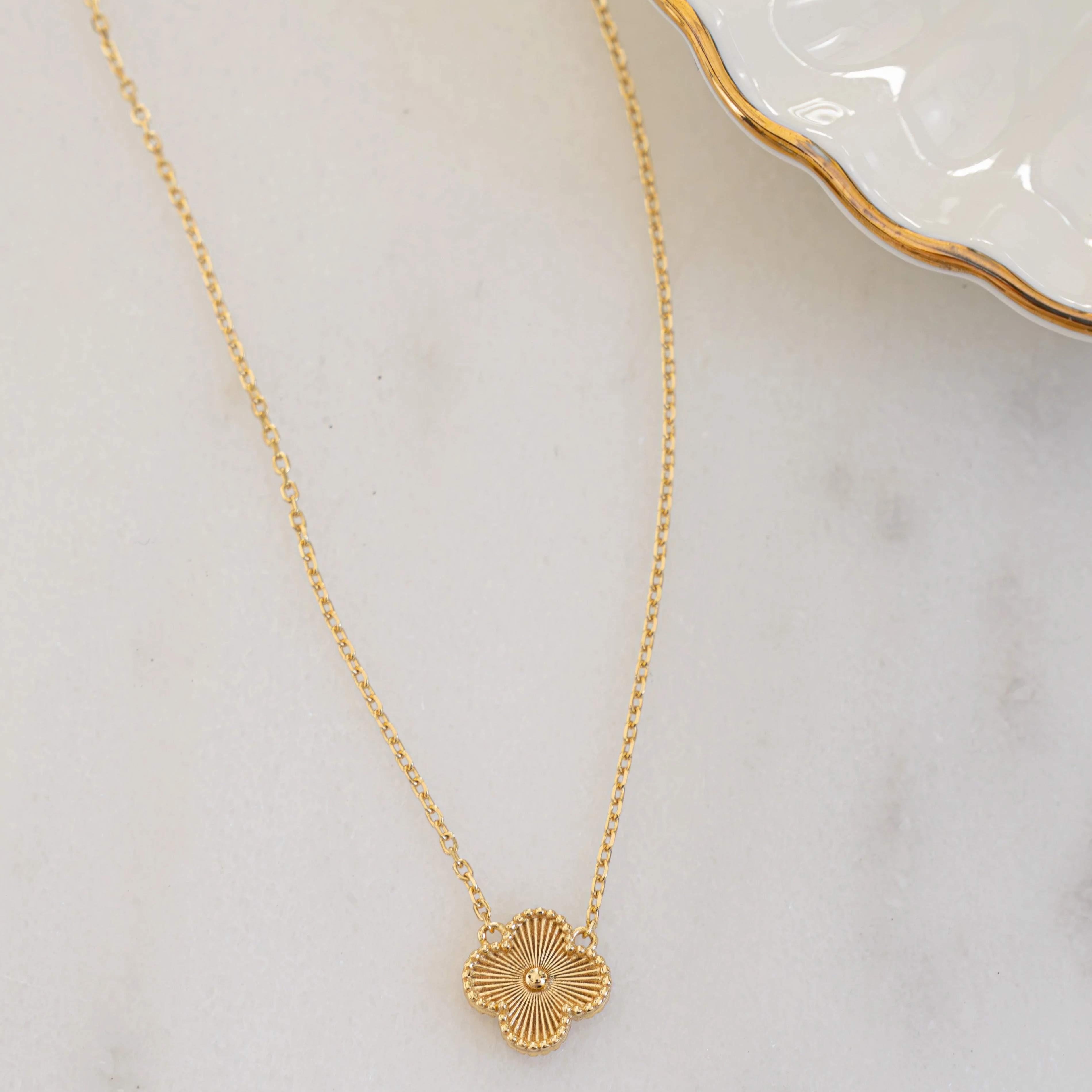 Ella Four Leaf Clover Necklace - Image 10