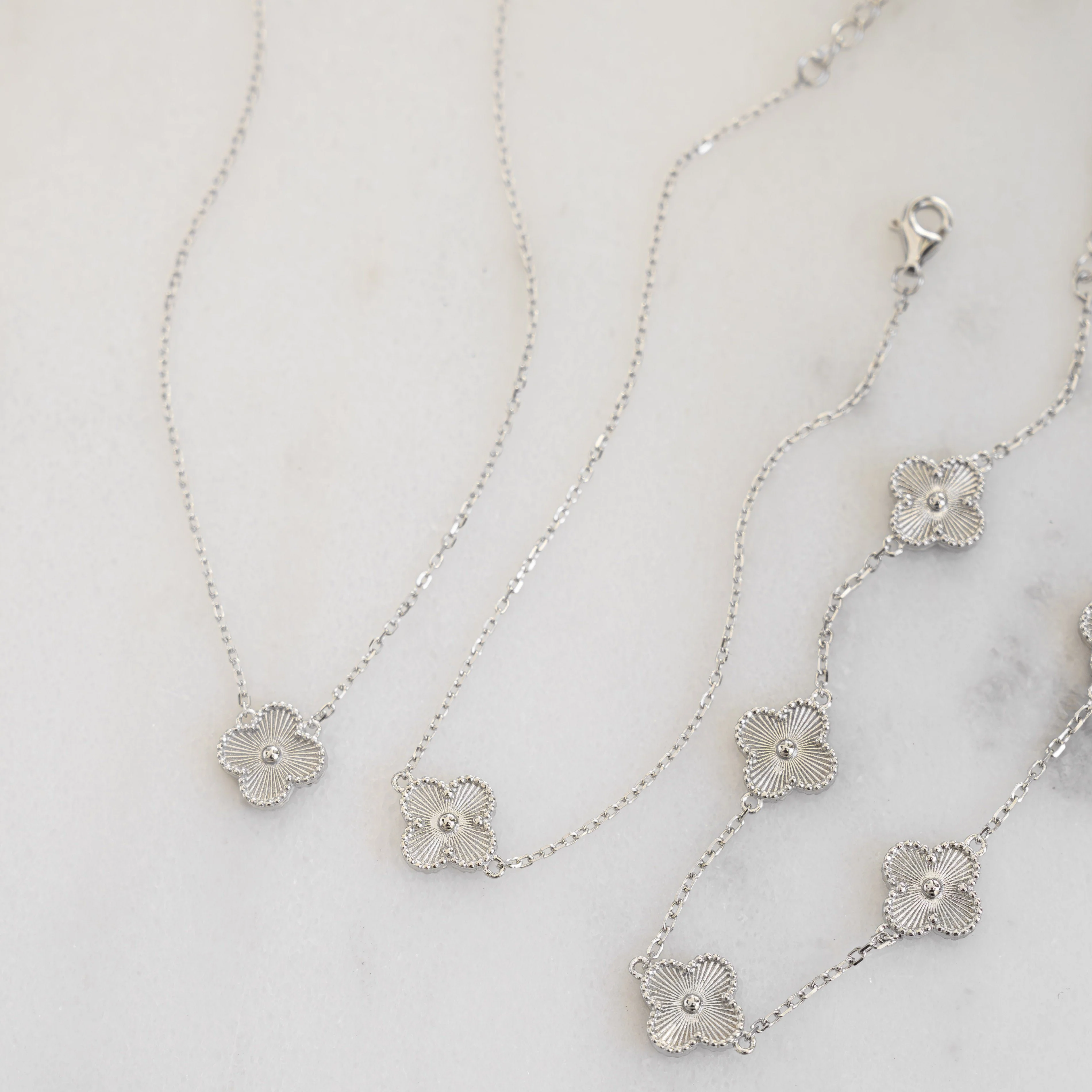 Ella Four Leaf Clover Necklace - Image 11