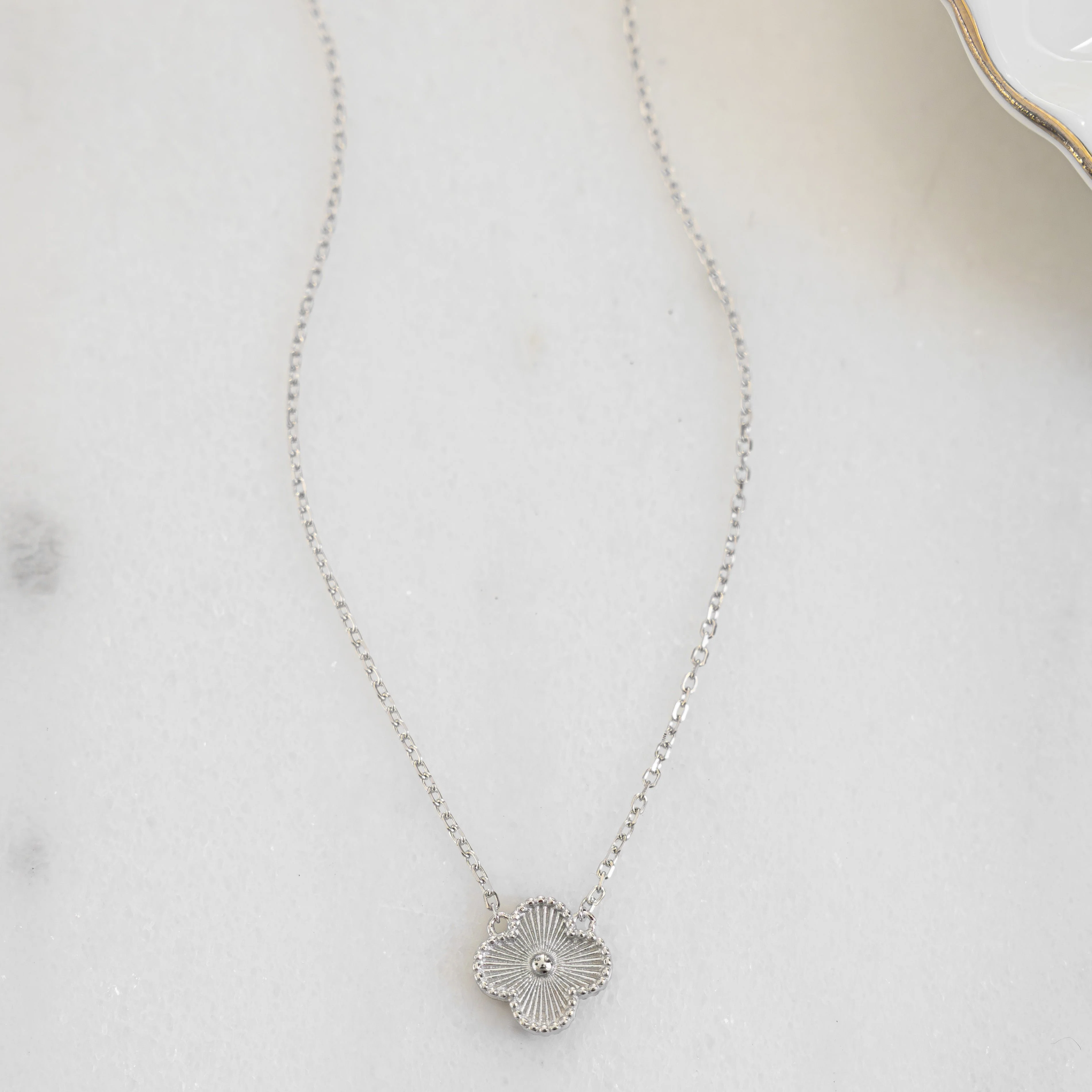 Ella Four Leaf Clover Necklace - Image 5