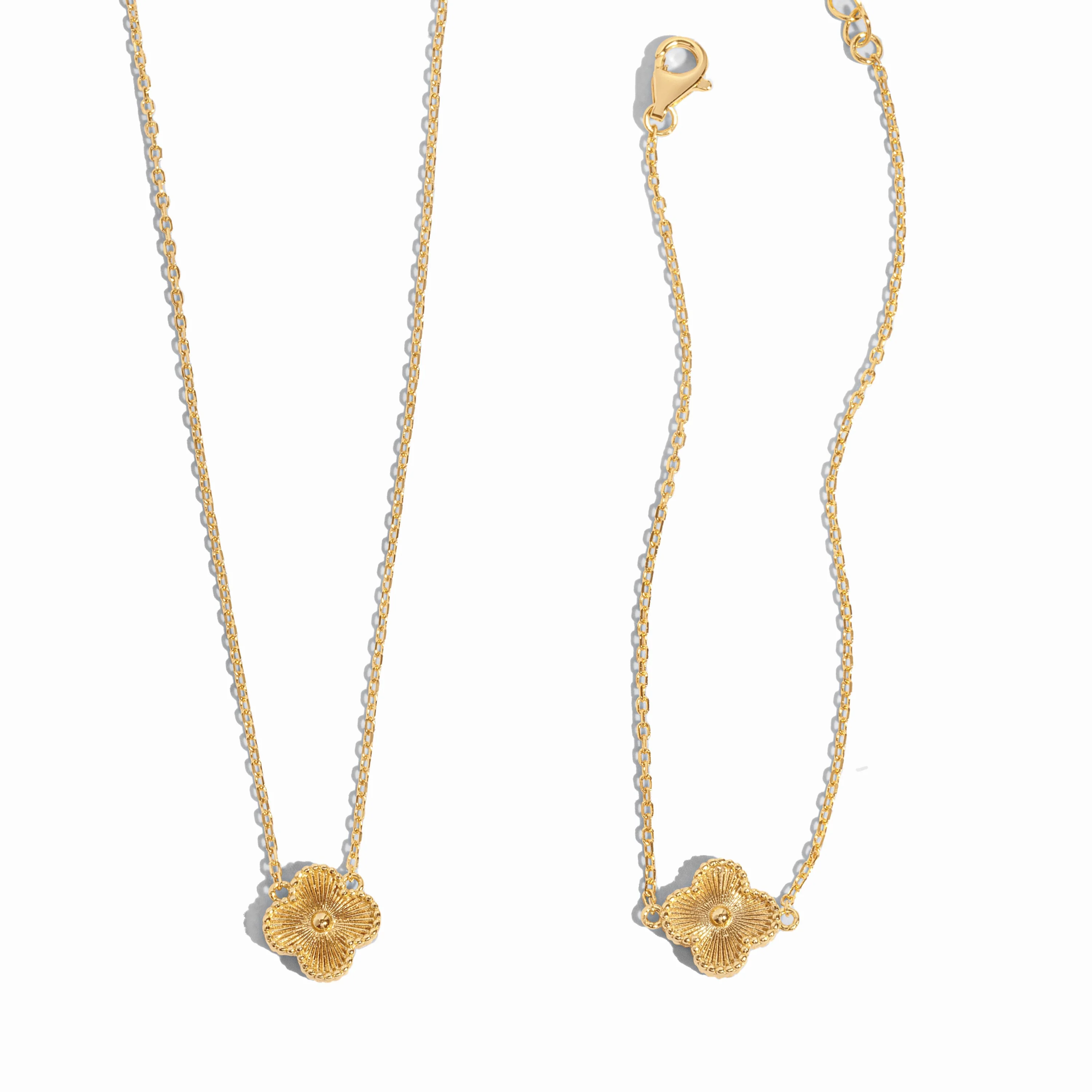 Ella Four Leaf Clover Necklace - Image 6